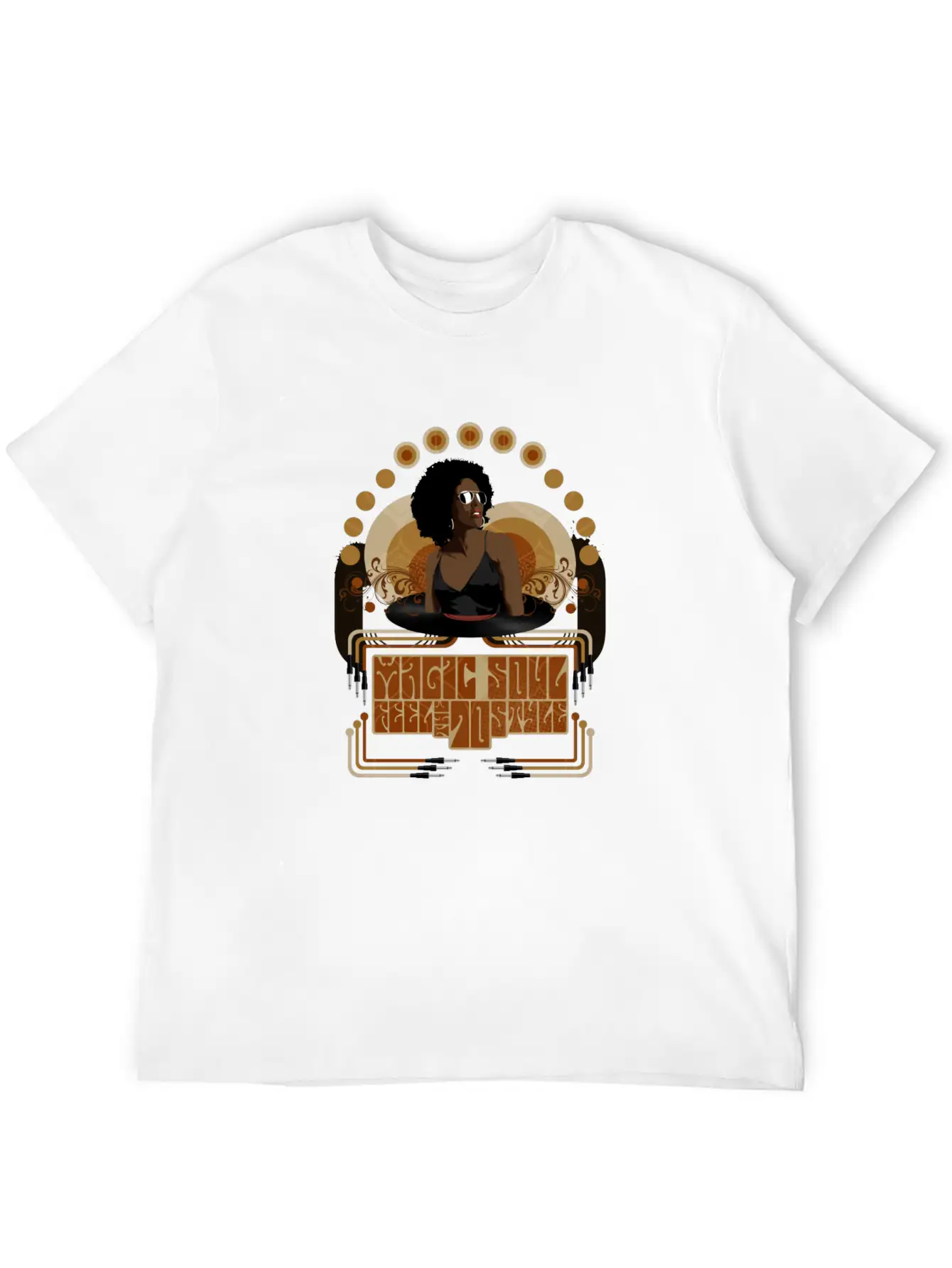 Magic Soul Unisex Short Sleeve Soft Cotton T-Shirt – Casual Everyday Wear