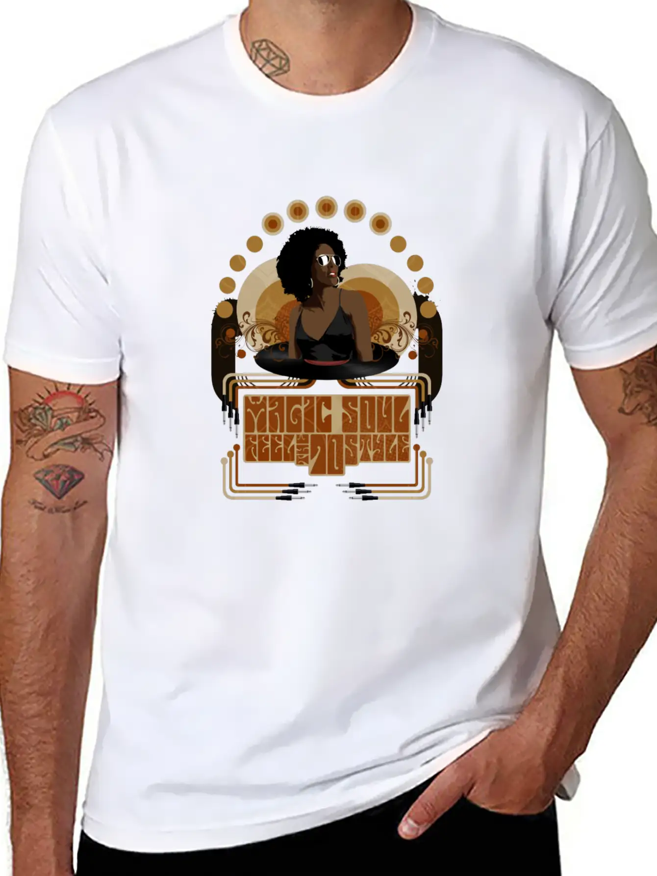 Magic Soul Unisex Short Sleeve Soft Cotton T-Shirt – Casual Everyday Wear