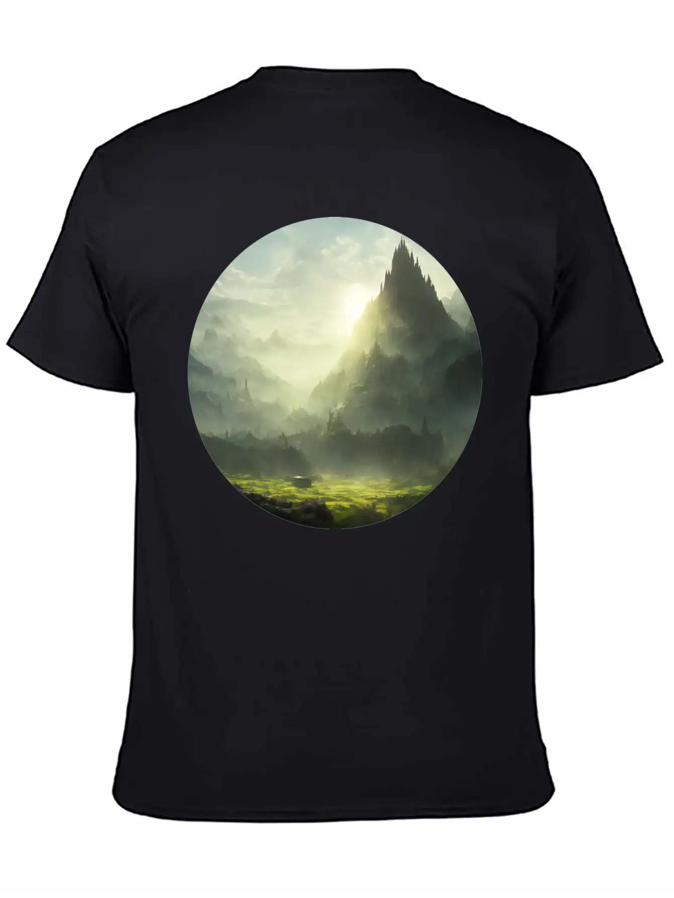 Magical Art Landscape Stylish Everyday T-Shirt – Unisex Basic Cotton Tee