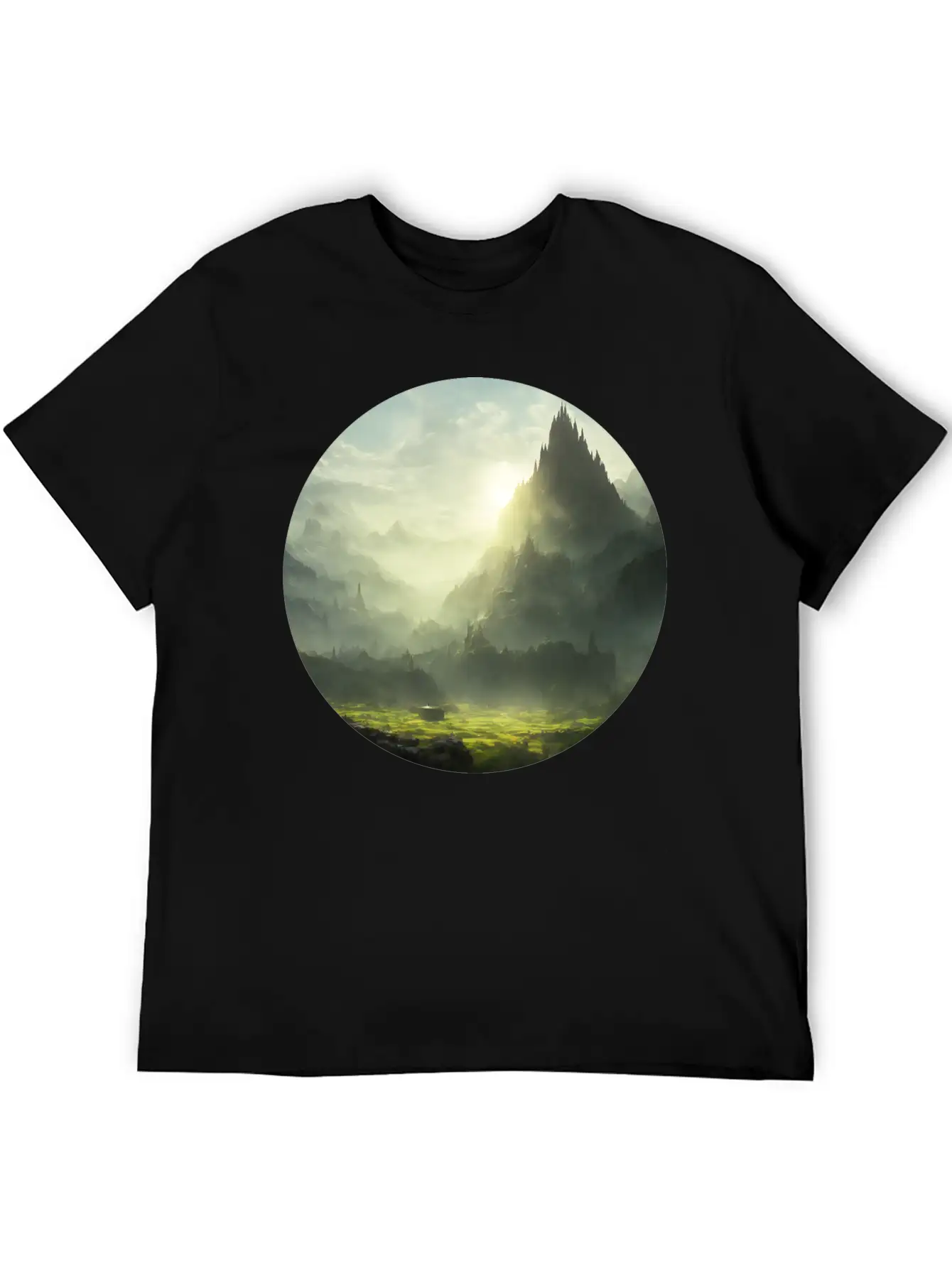 Magical Art Landscape Stylish Everyday T-Shirt – Unisex Basic Cotton Tee