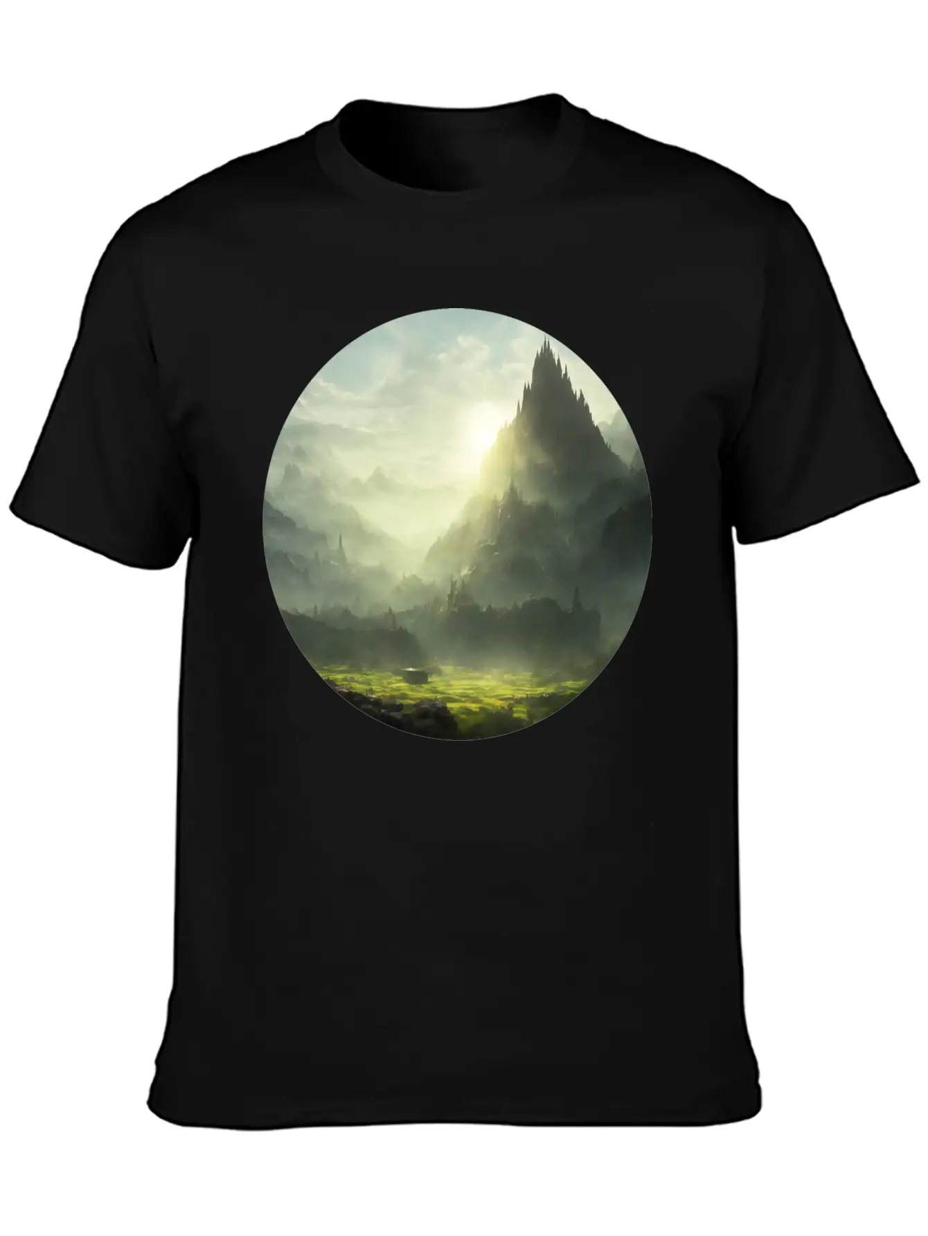 Magical Art Landscape Stylish Everyday T-Shirt – Unisex Basic Cotton Tee