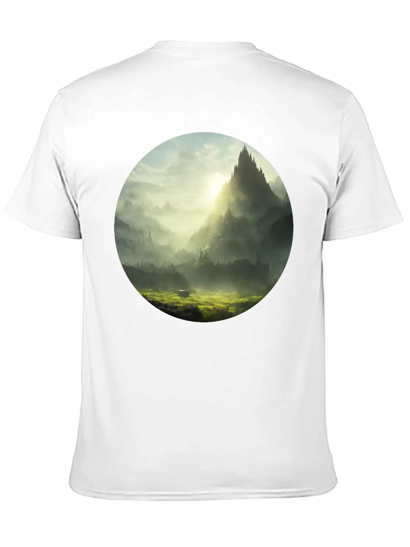 Magical Art Landscape Stylish Everyday T-Shirt – Unisex Basic Cotton Tee