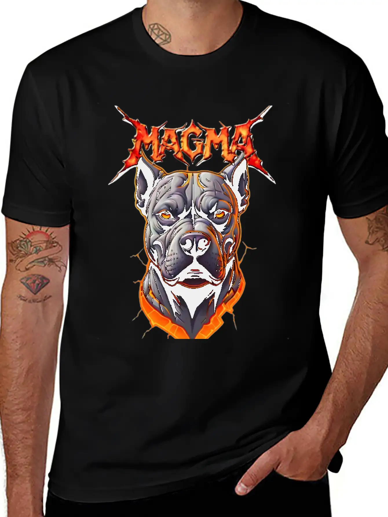 MAGMA 2 Unisex Short Sleeve Soft Cotton T-Shirt – Casual Everyday Wear