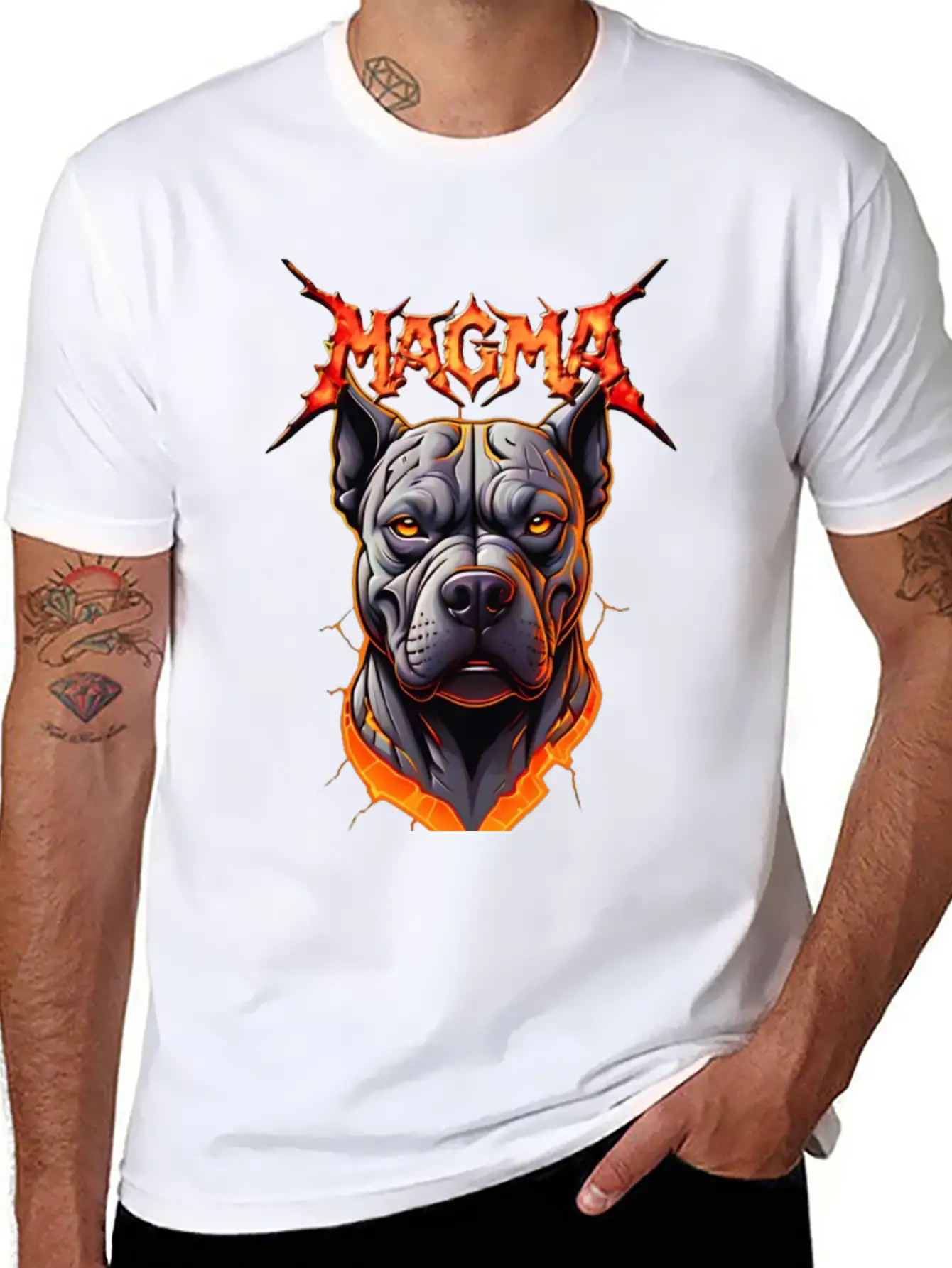MAGMA 2 Unisex Short Sleeve Soft Cotton T-Shirt – Casual Everyday Wear