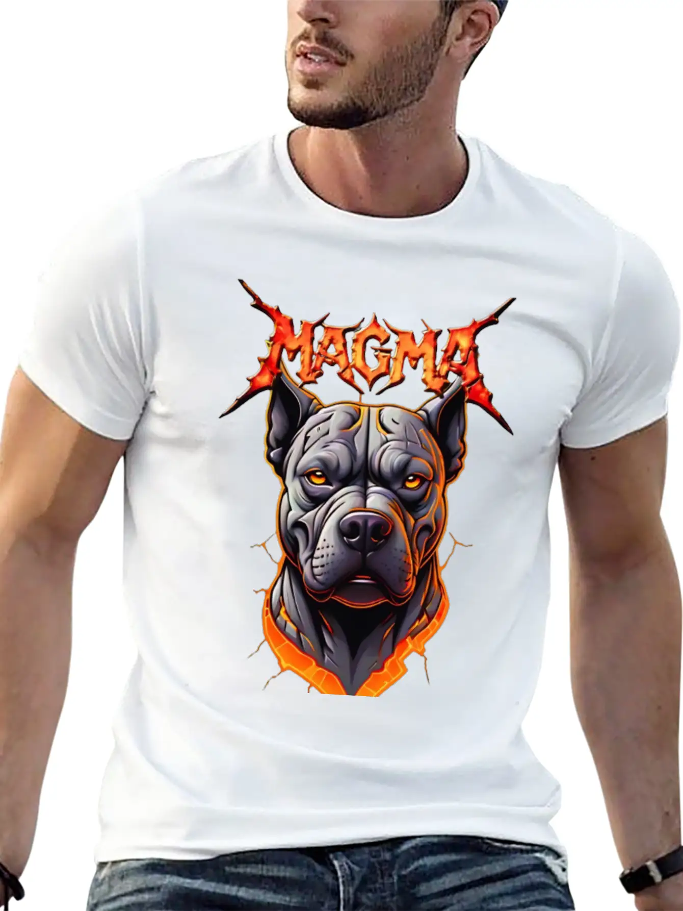 MAGMA 2 Unisex Short Sleeve Soft Cotton T-Shirt – Casual Everyday Wear