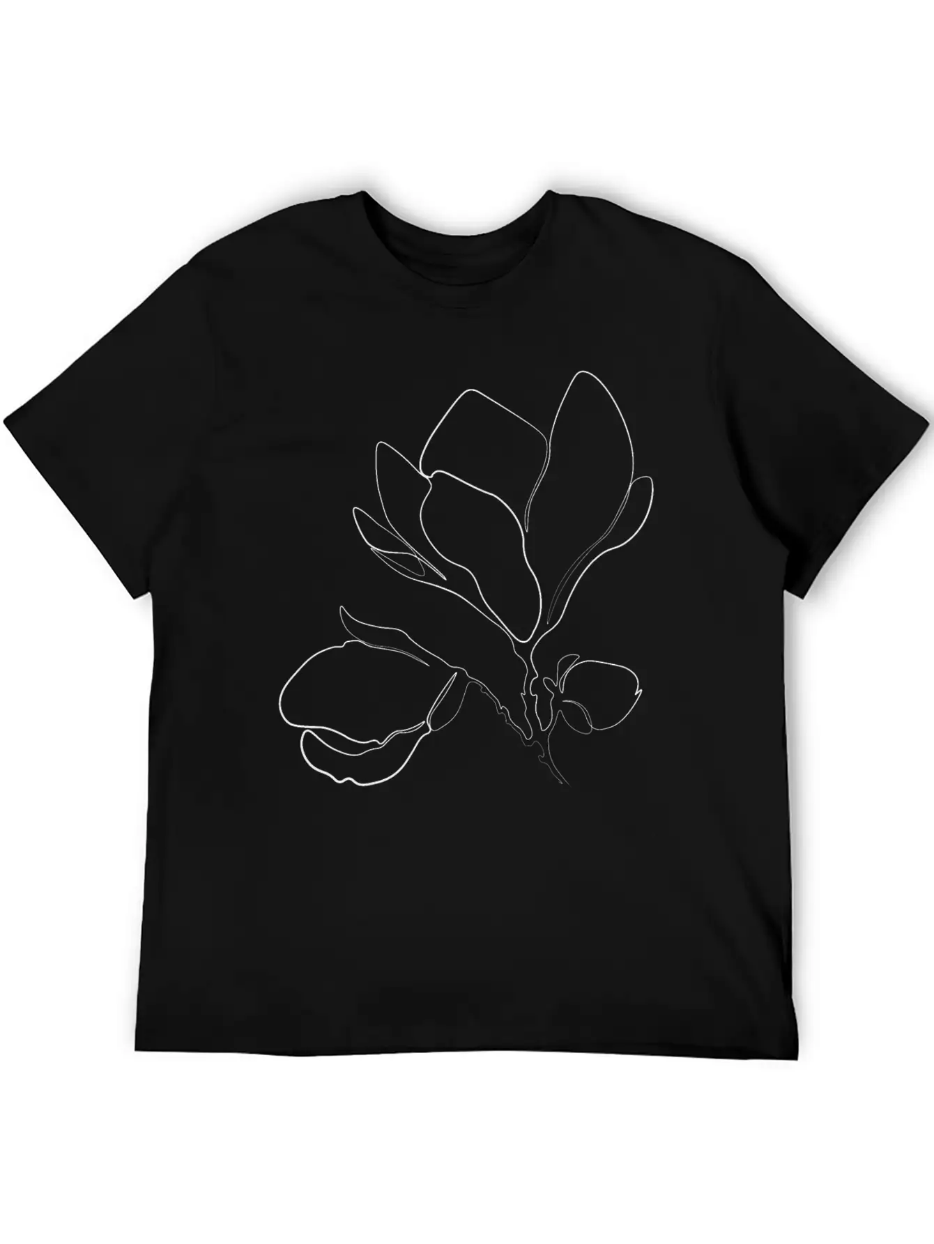 Magnolia Floral Essential Unisex Summer Tee – Soft Cotton Casual Fit