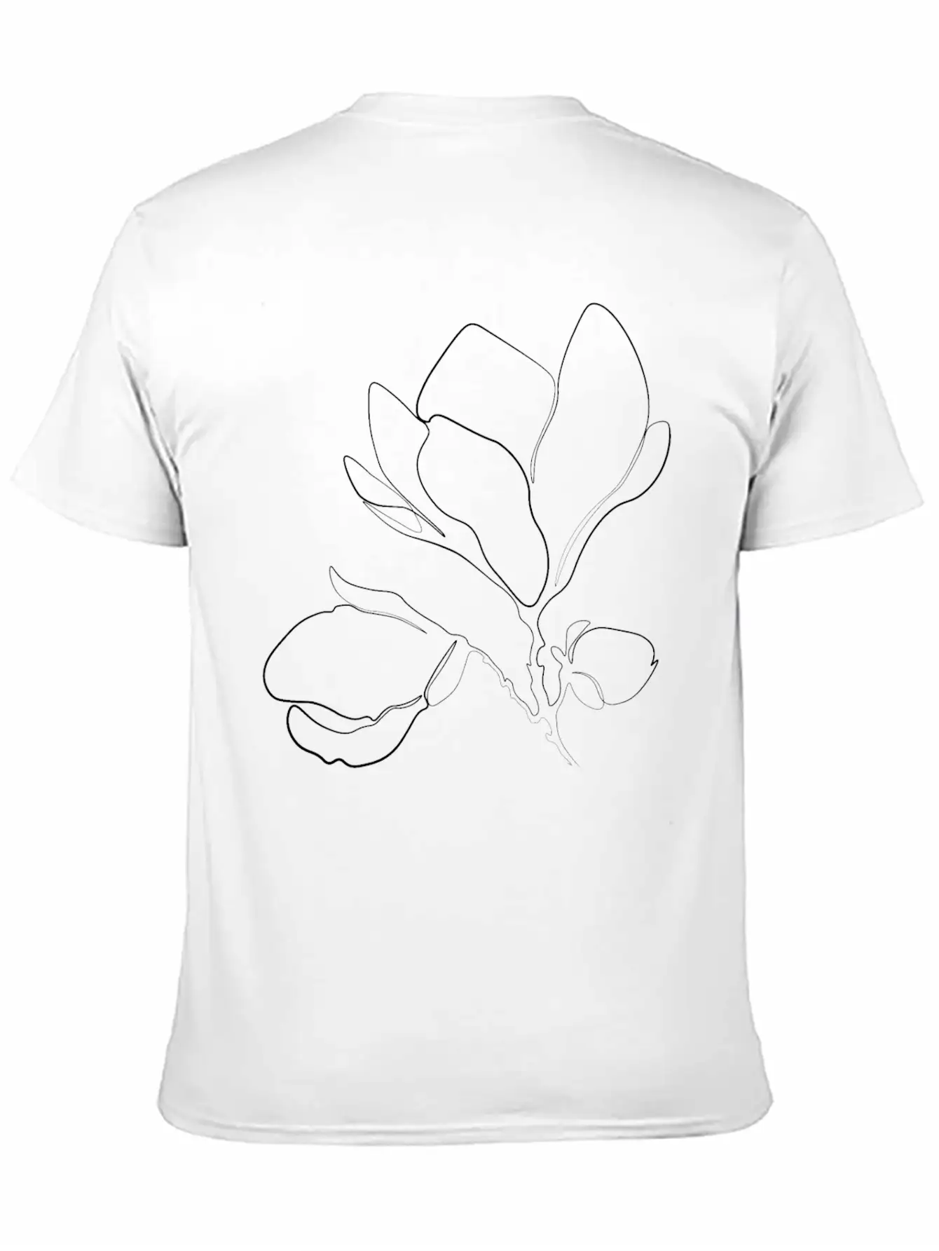 Magnolia Floral Essential Unisex Summer Tee – Soft Cotton Casual Fit