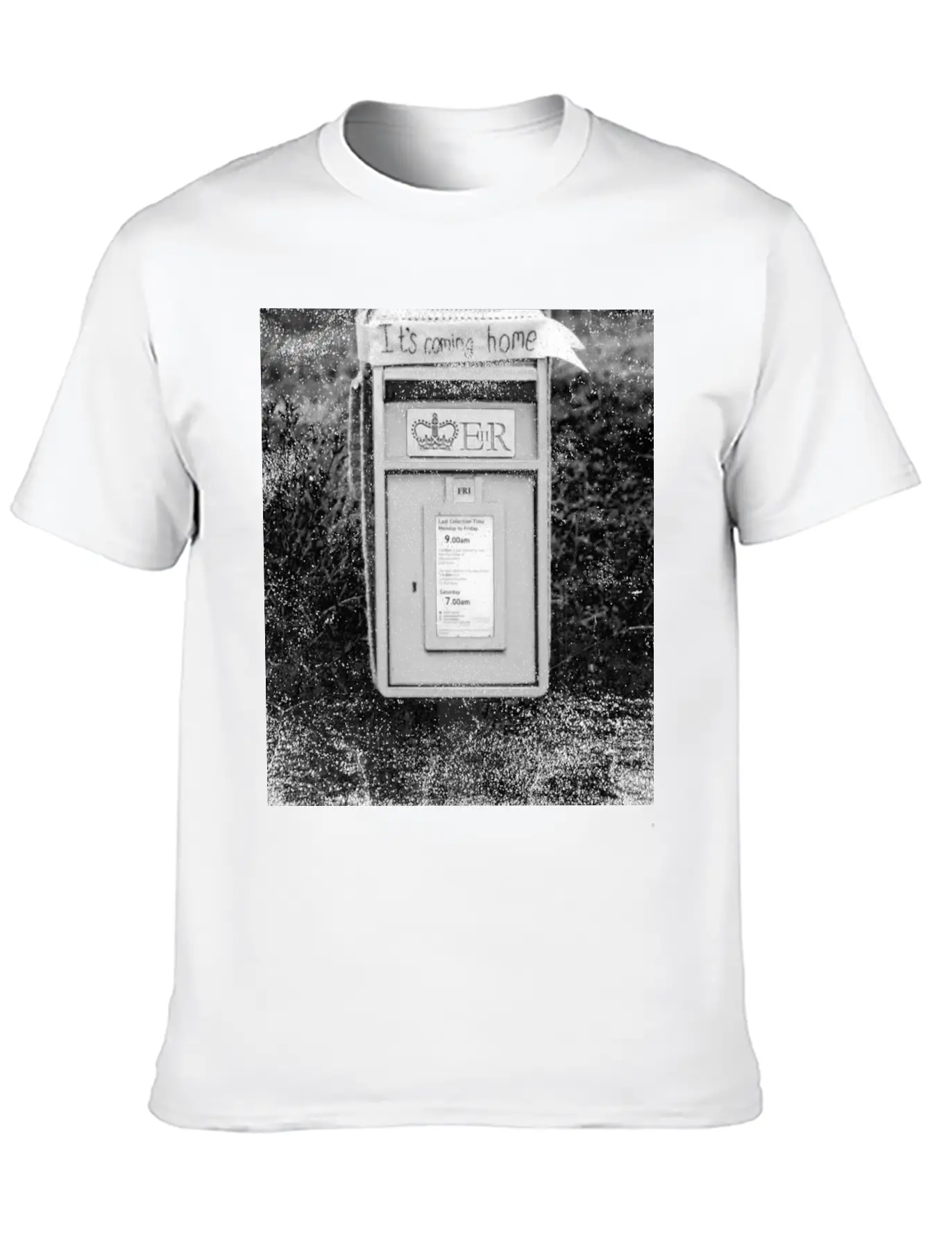 Mail Box Grass Field Basic Graphic T-Shirt – Daily Comfort In Soft Cotton