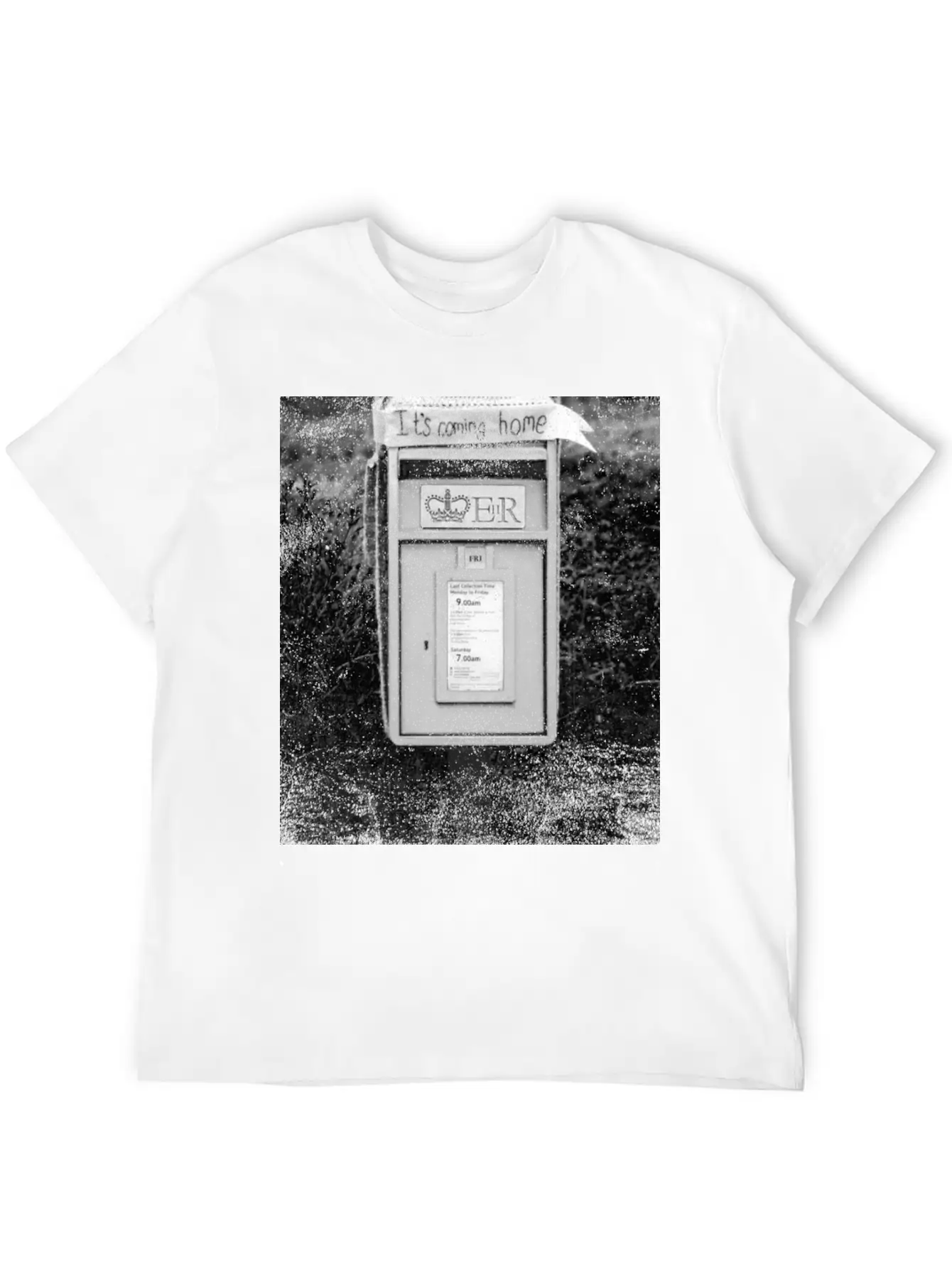 Mail Box Grass Field Basic Graphic T-Shirt – Daily Comfort In Soft Cotton