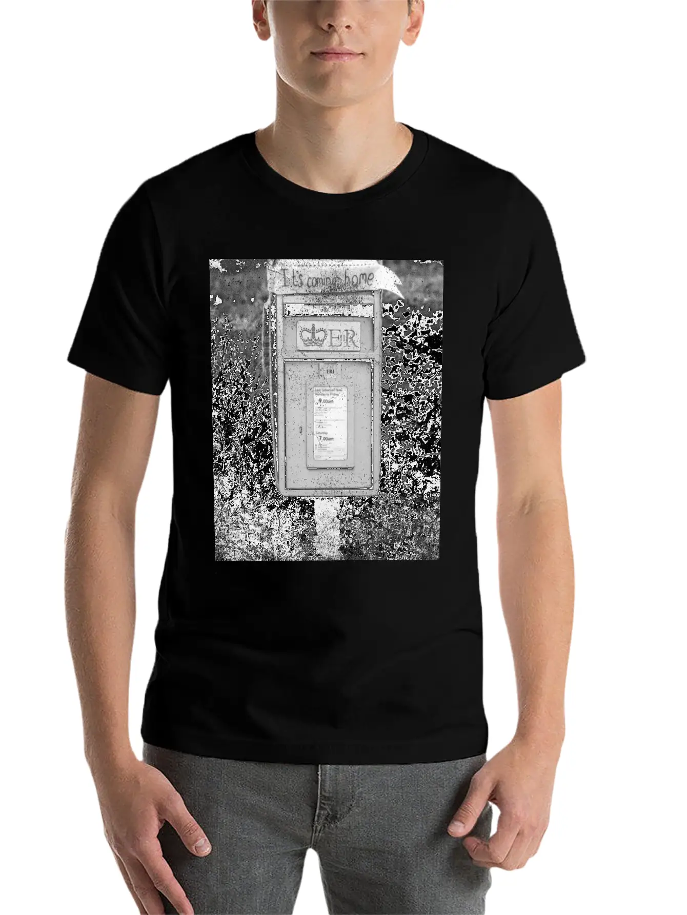 Mail Box Grass Field Basic Graphic T-Shirt – Daily Comfort In Soft Cotton
