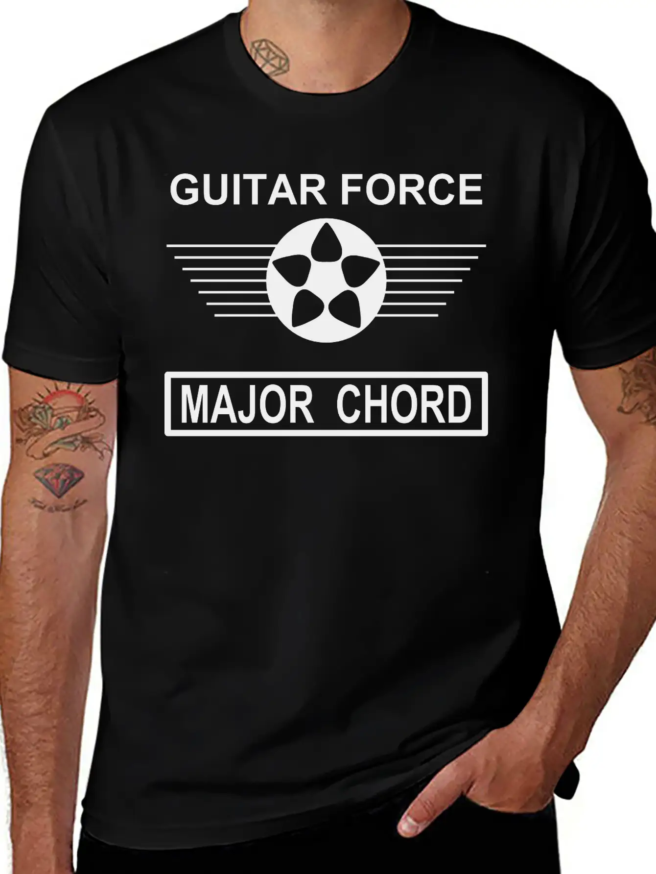 Major Chord Unisex Short Sleeve Soft Cotton T-Shirt – Casual Everyday Wear