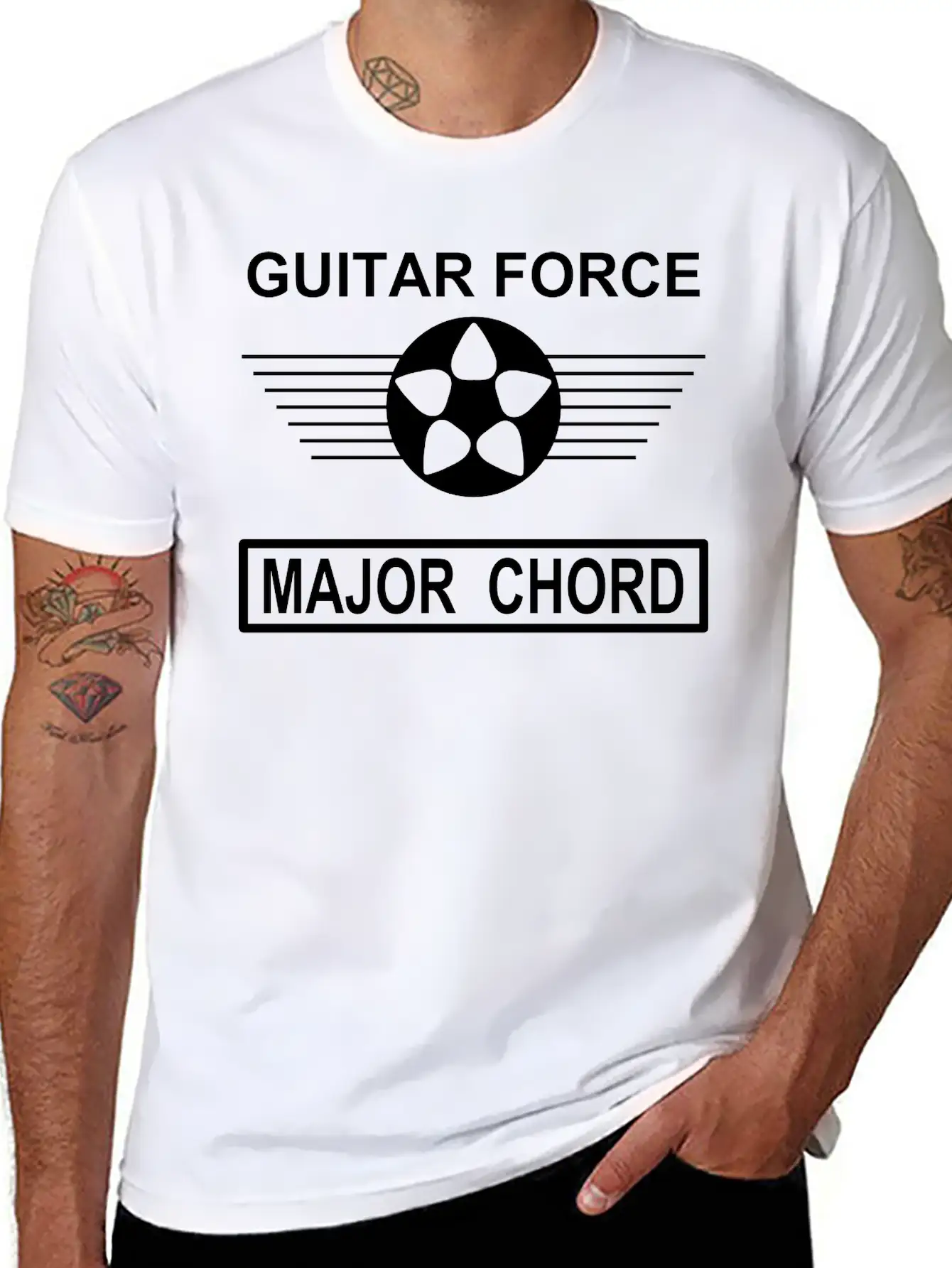 Major Chord Unisex Short Sleeve Soft Cotton T-Shirt – Casual Everyday Wear