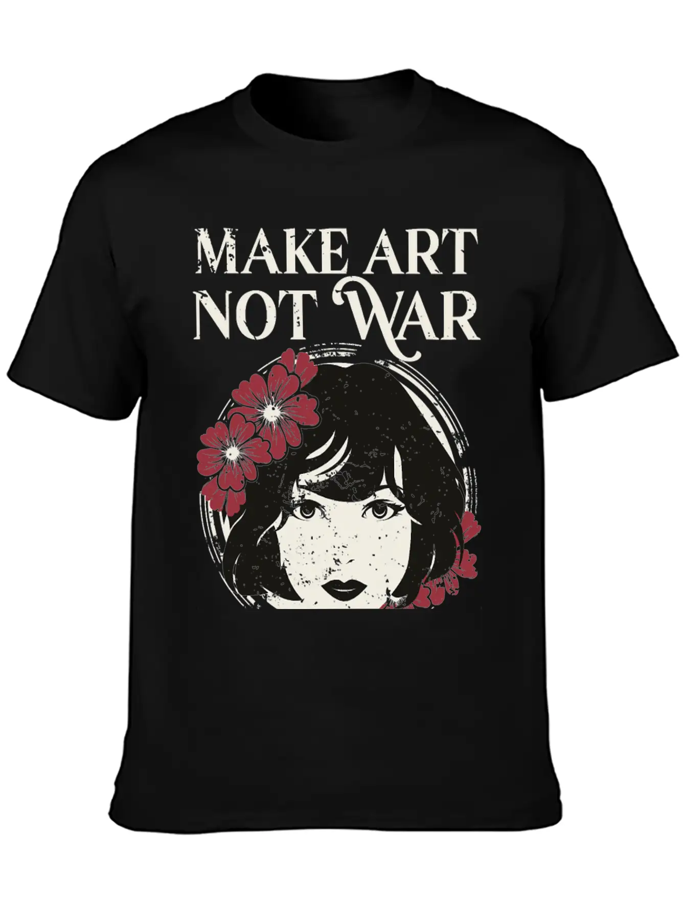 Make Art Not War Gift Art Gift Artisgift T Shirt Comfortable Minimalist Graphic Tee – Summer Style Essential