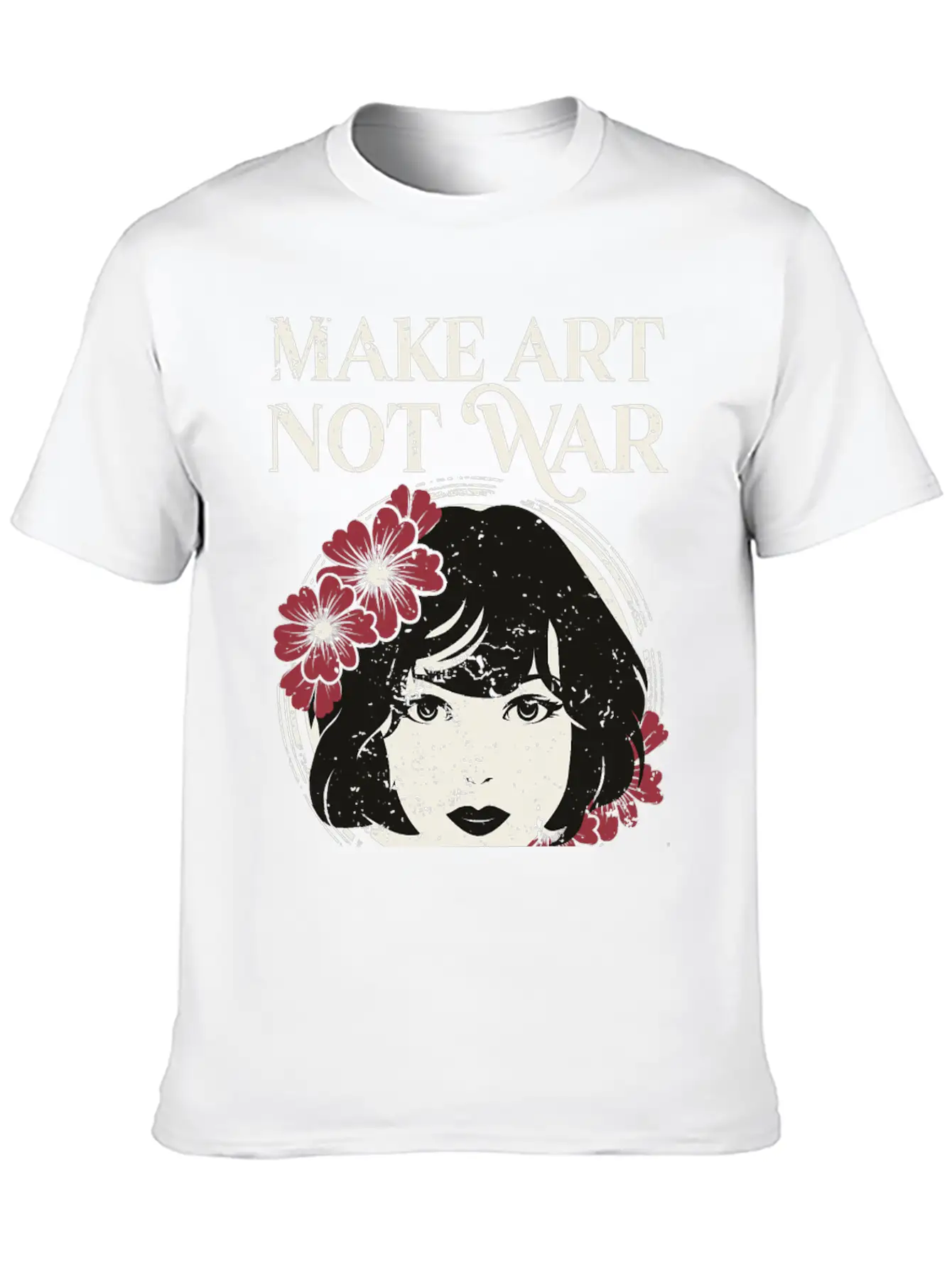 Make Art Not War Gift Art Gift Artisgift T Shirt Comfortable Minimalist Graphic Tee – Summer Style Essential
