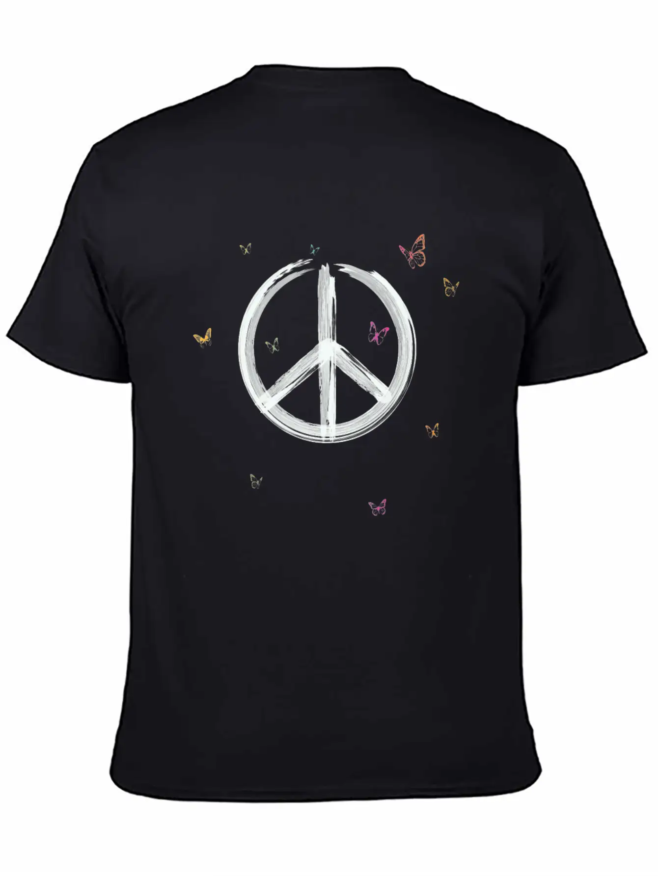 Make Peace Not War - Peace Sign Logo Basic Graphic T-Shirt – Daily Comfort In Soft Cotton