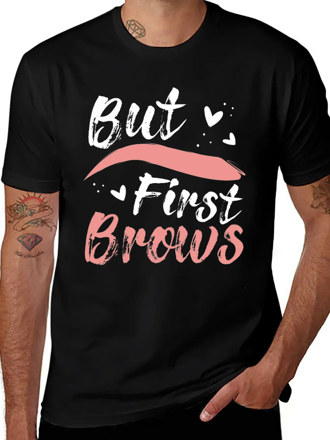Make Up Arist Lashes Eyebrows Makeup Artist Stylish Everyday T-Shirt – Unisex Basic Cotton Tee