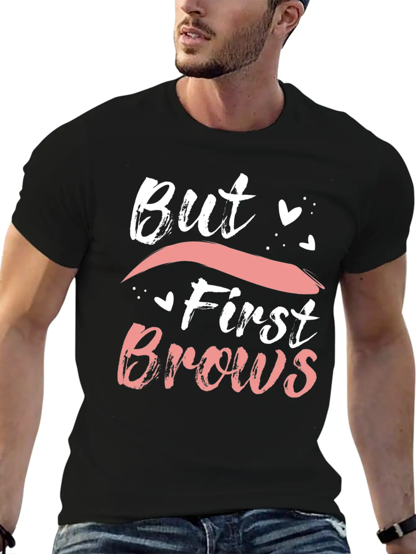 Make Up Arist Lashes Eyebrows Makeup Artist Stylish Everyday T-Shirt – Unisex Basic Cotton Tee