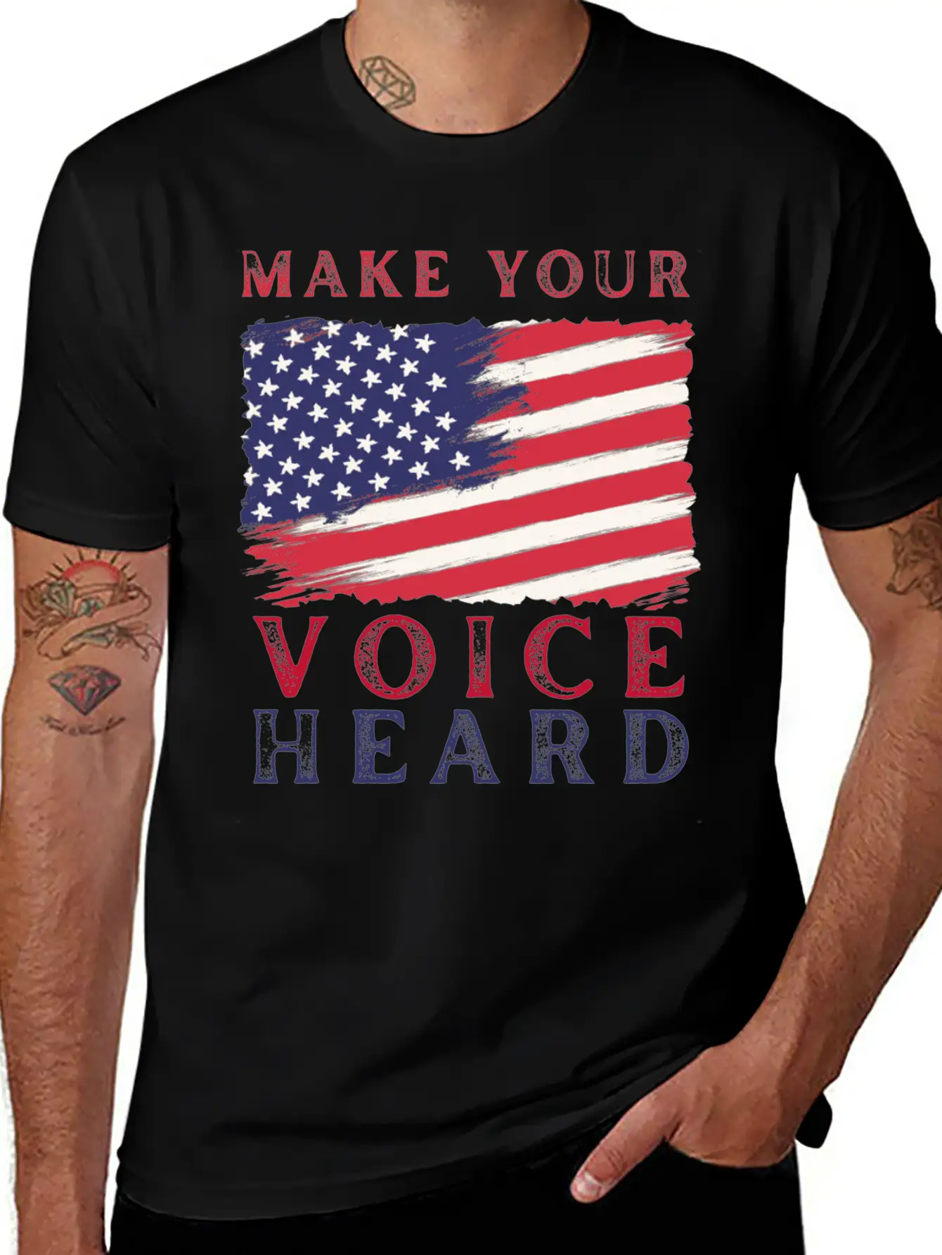 Make Your Voice Heard. Basic Graphic T-Shirt – Daily Comfort In Soft Cotton