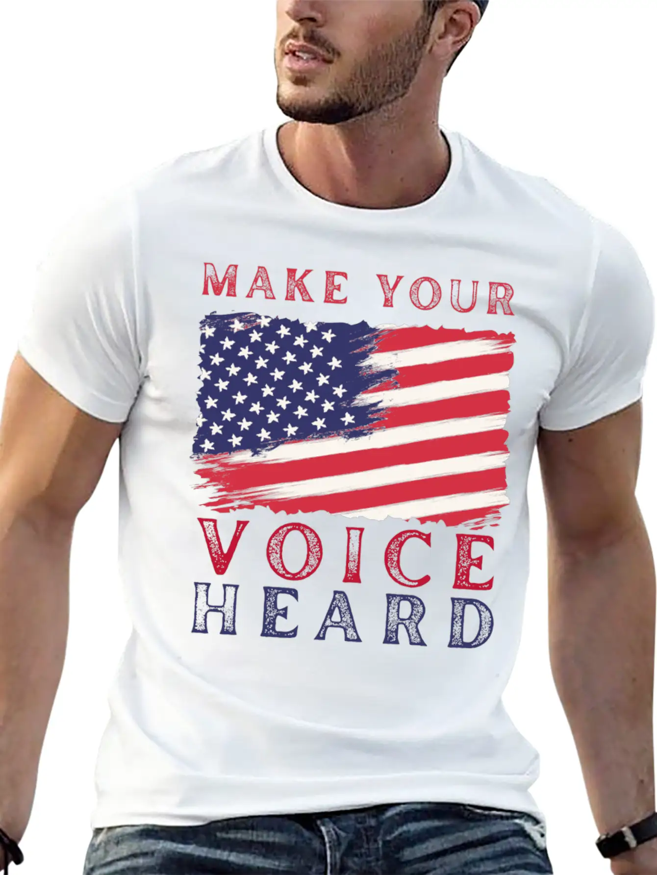 Make Your Voice Heard. Basic Graphic T-Shirt – Daily Comfort In Soft Cotton
