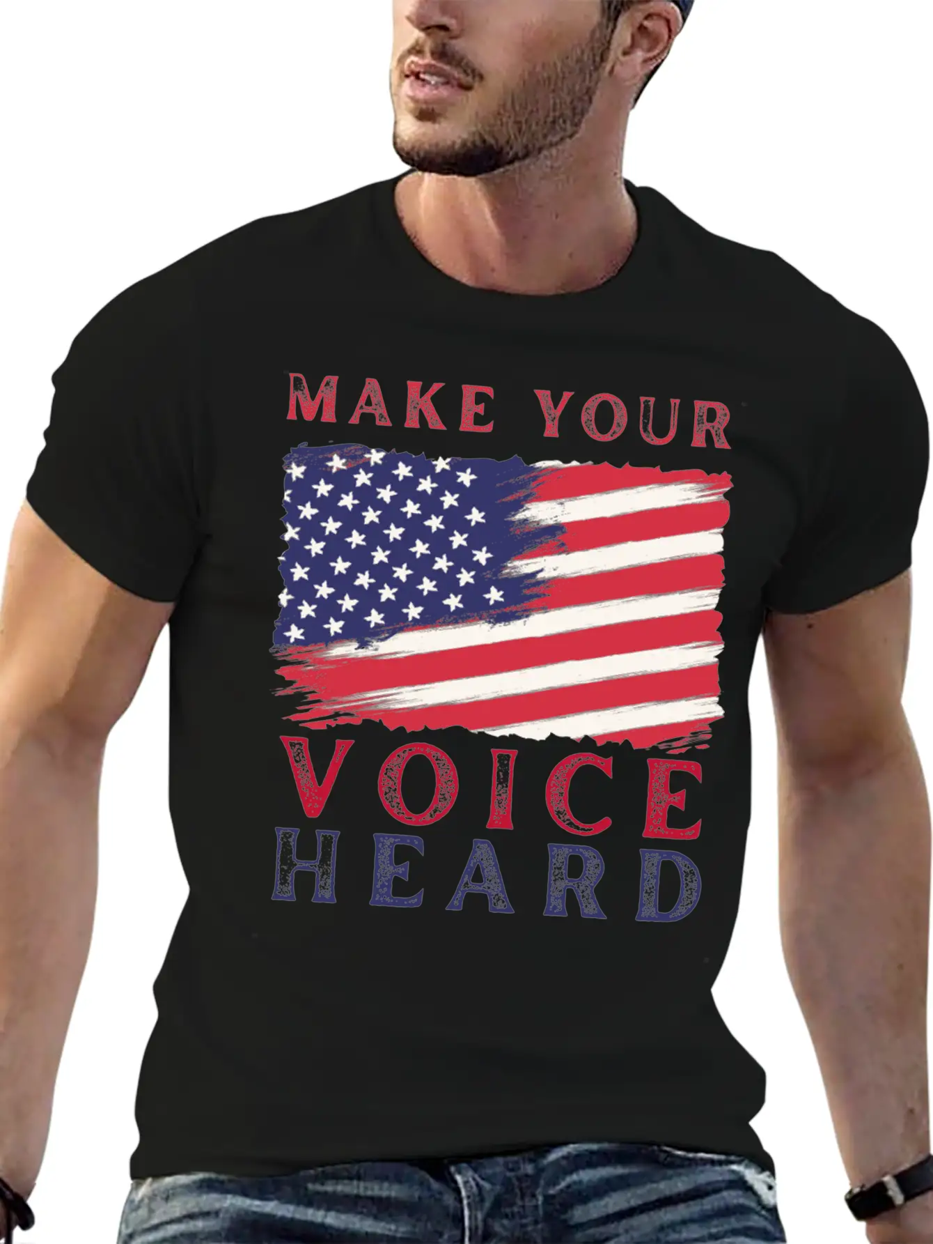 Make Your Voice Heard. Basic Graphic T-Shirt – Daily Comfort In Soft Cotton