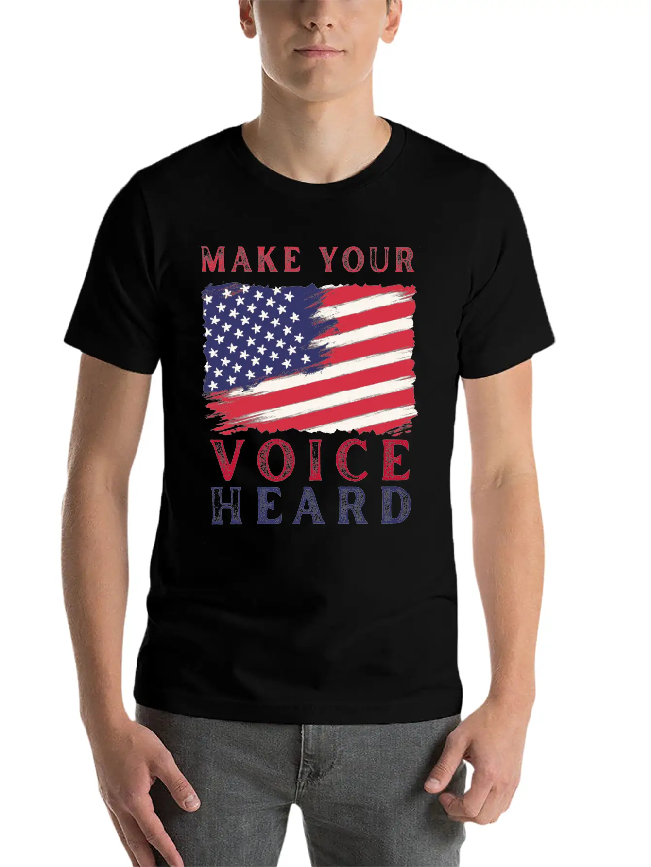 Make Your Voice Heard. Basic Graphic T-Shirt – Daily Comfort In Soft Cotton