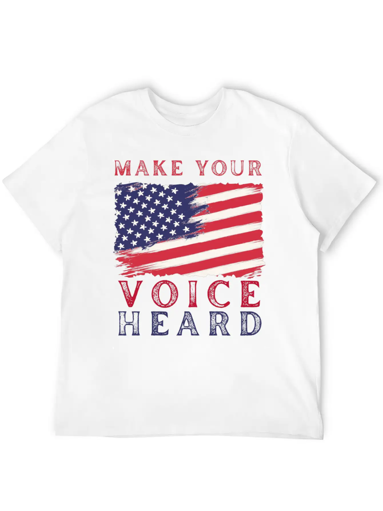 Make Your Voice Heard. Basic Graphic T-Shirt – Daily Comfort In Soft Cotton