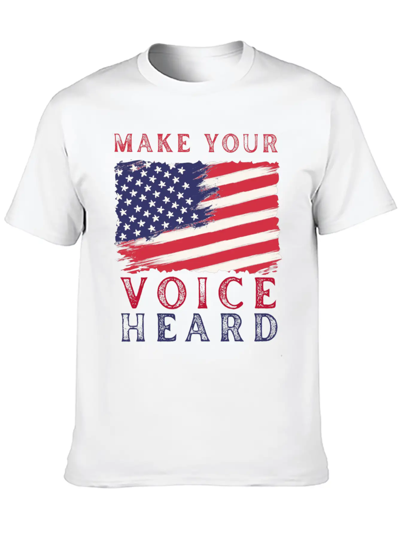 Make Your Voice Heard. Basic Graphic T-Shirt – Daily Comfort In Soft Cotton