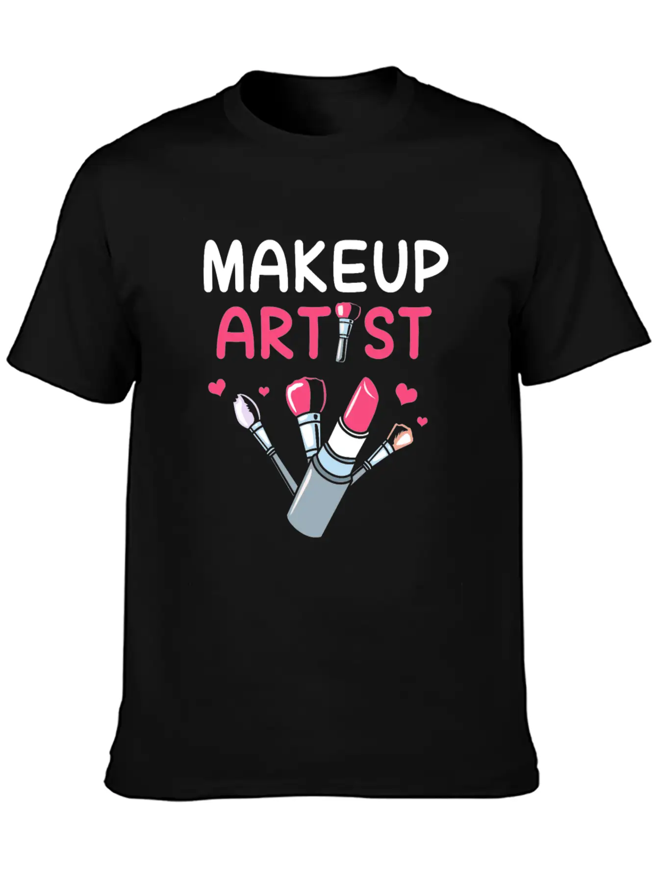Makeup Artist Beautician Cosmetologist Comfortable Minimalist Graphic Tee – Summer Style Essential