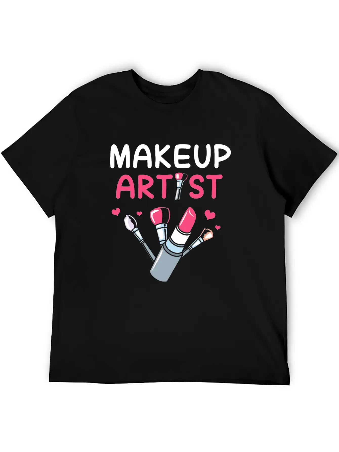 Makeup Artist Beautician Cosmetologist Comfortable Minimalist Graphic Tee – Summer Style Essential