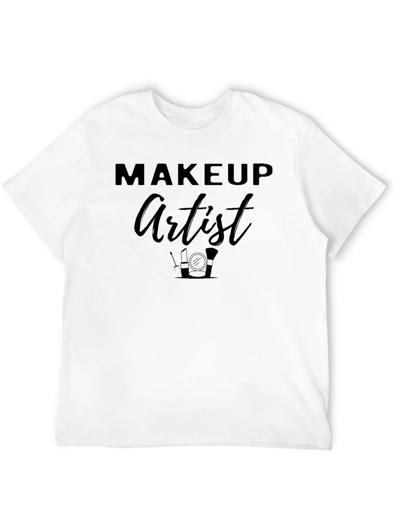 Makeup Artist Unisex Short Sleeve Soft Cotton T-Shirt – Casual Everyday Wear