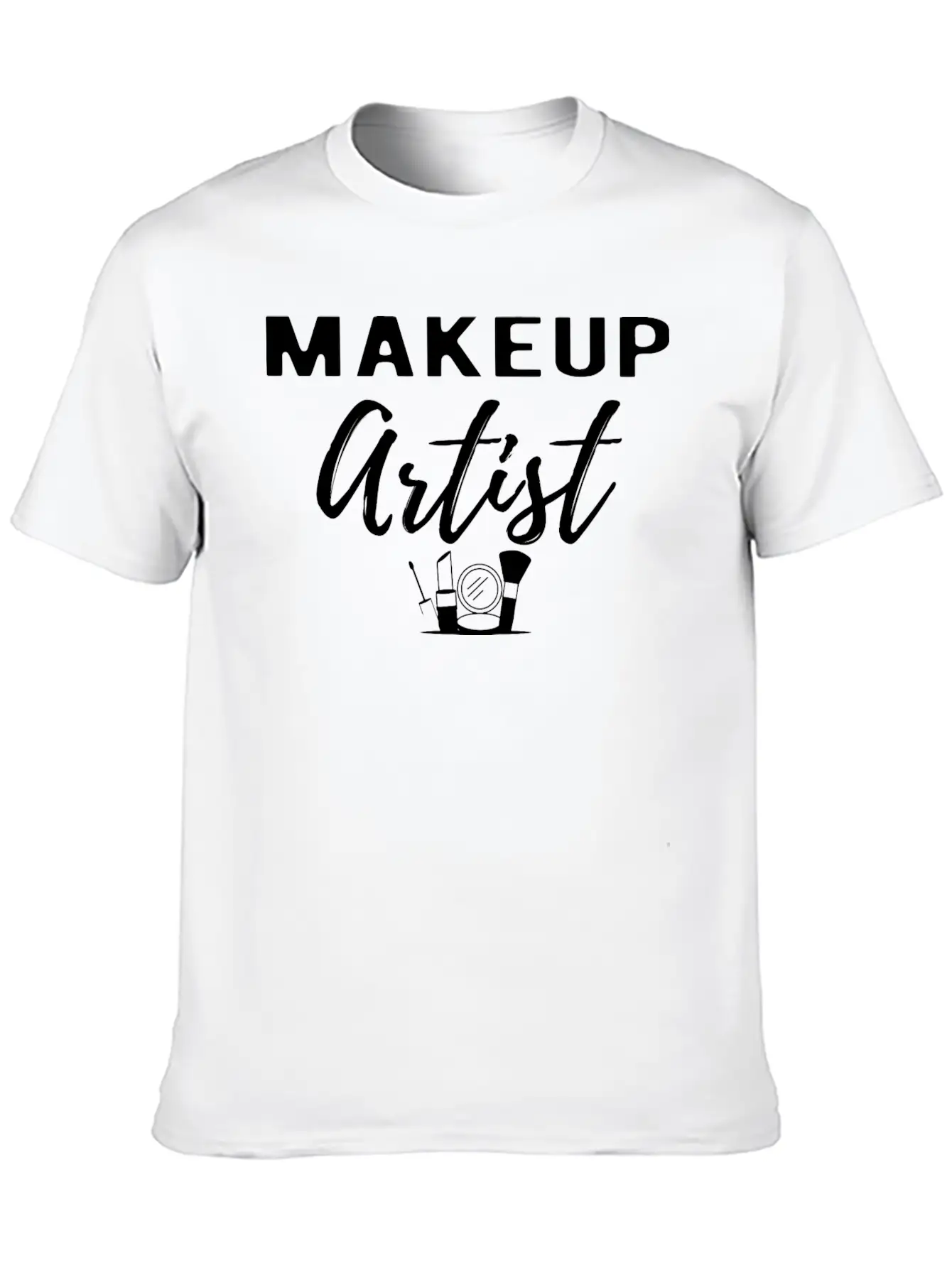 Makeup Artist Unisex Short Sleeve Soft Cotton T-Shirt – Casual Everyday Wear