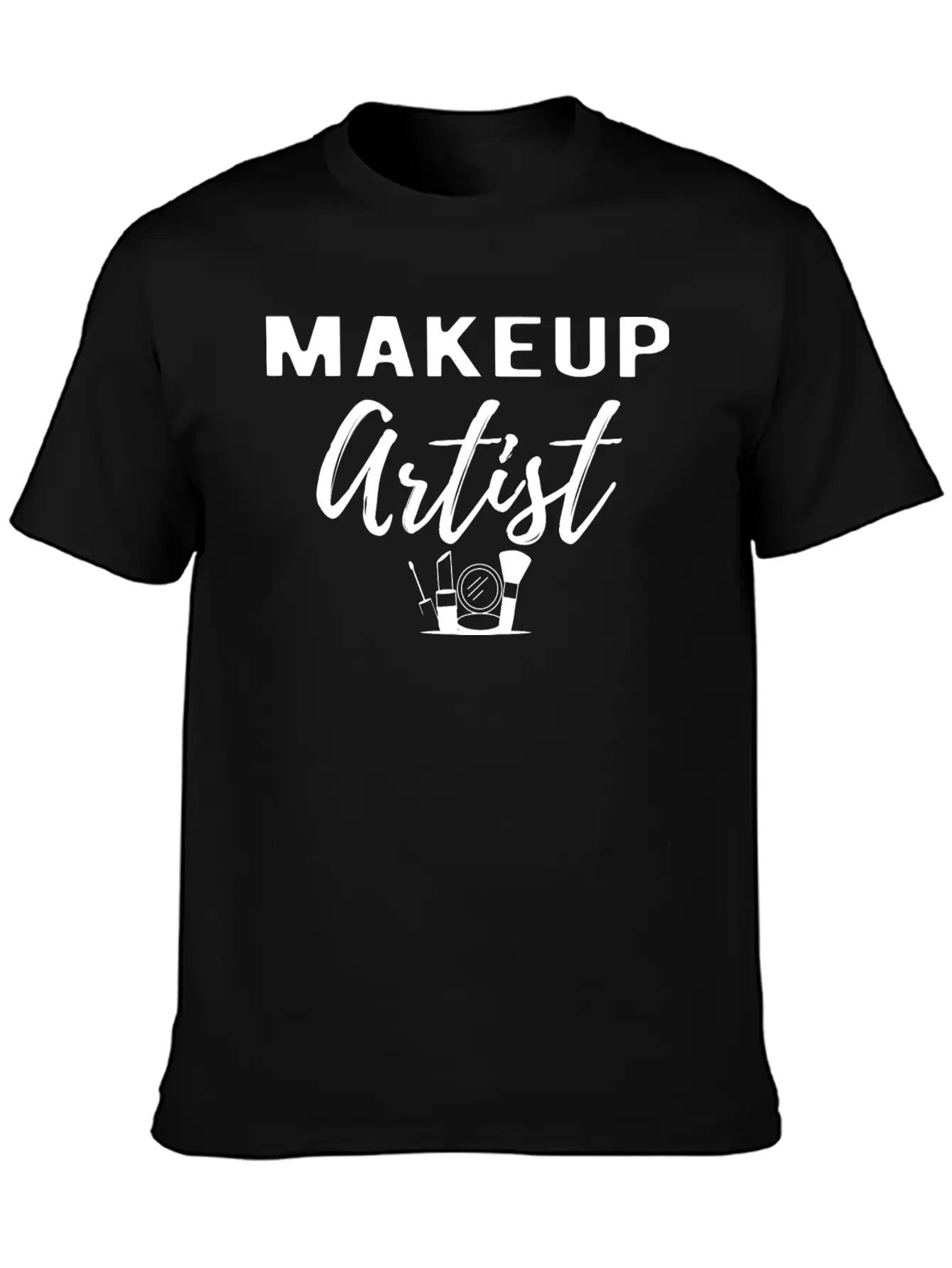 Makeup Artist Unisex Short Sleeve Soft Cotton T-Shirt – Casual Everyday Wear