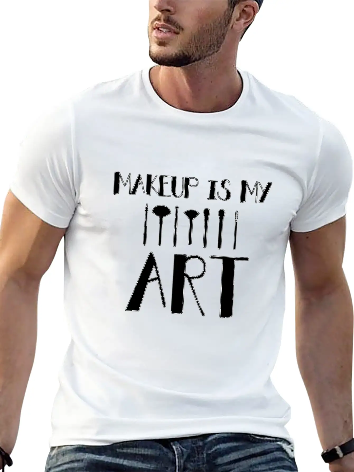 Makeup Is My Art - Makeup - Total Basics Timeless Short Sleeve Tee – Comfy And Minimalist Design