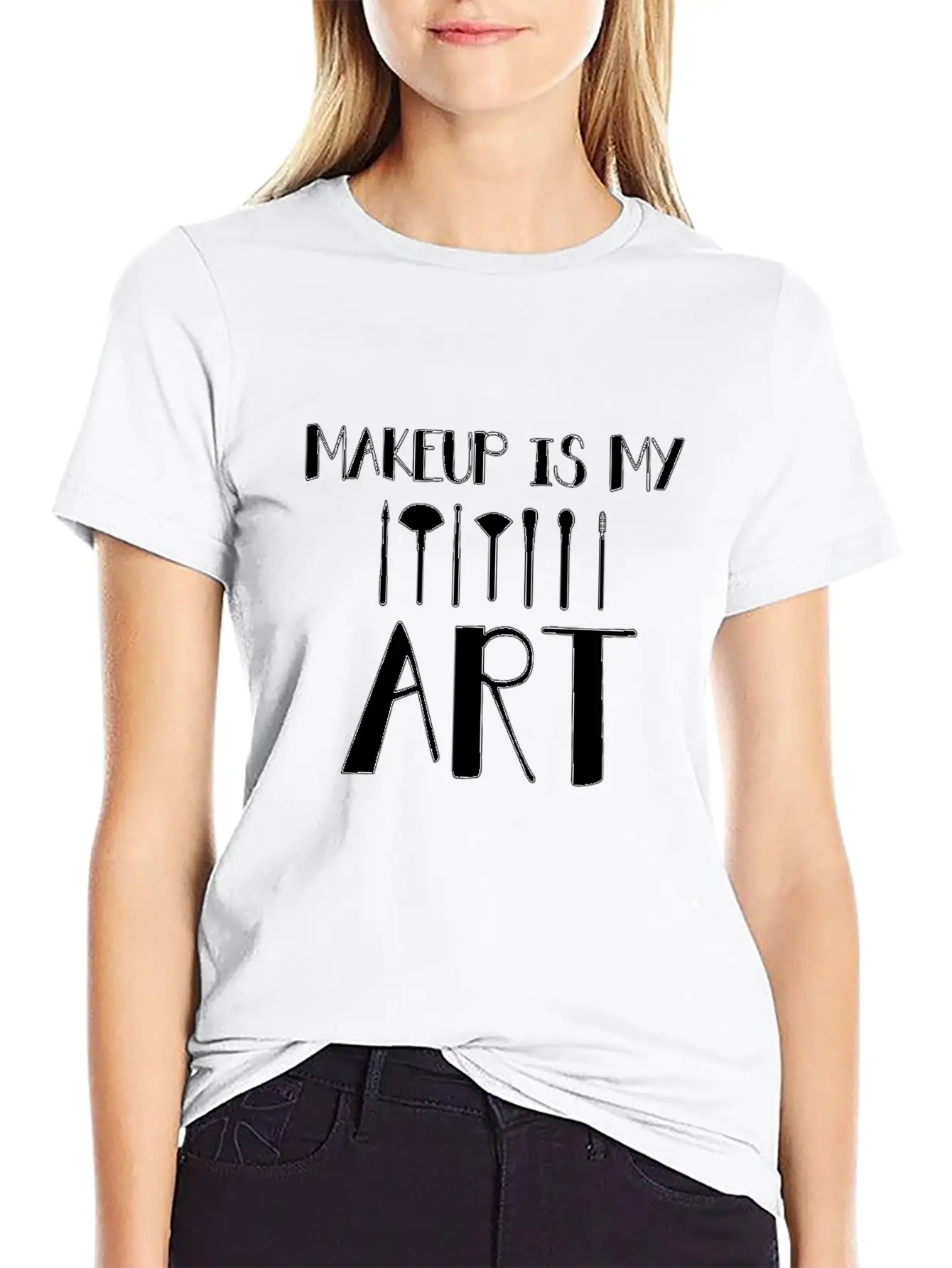 Makeup Is My Art - Makeup - Total Basics Timeless Short Sleeve Tee – Comfy And Minimalist Design