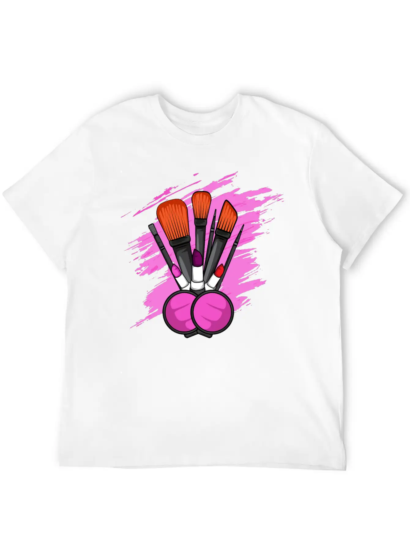 Makeup Tools Cosmetologist Gift Stylish Everyday T-Shirt – Unisex Basic Cotton Tee
