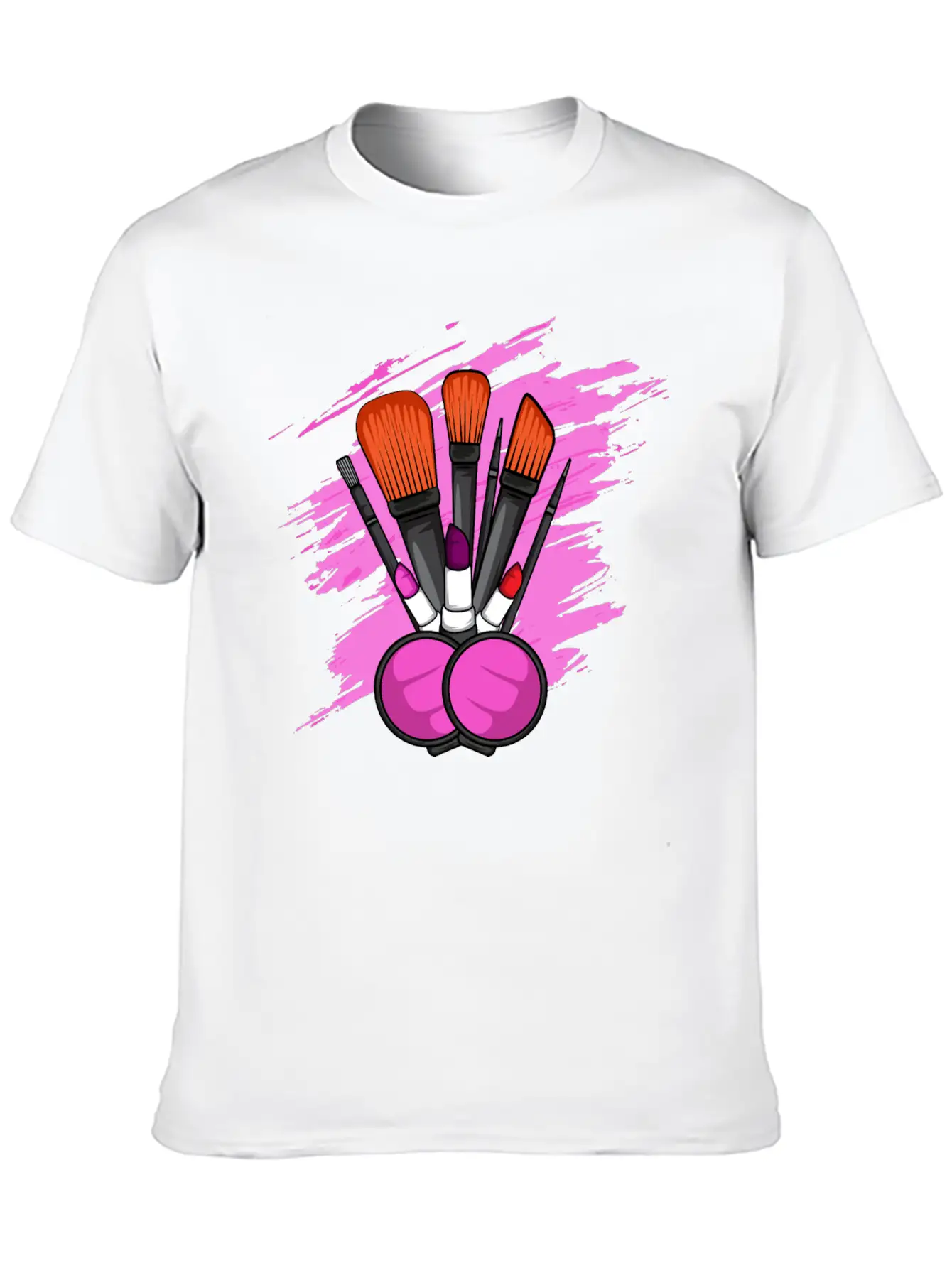 Makeup Tools Cosmetologist Gift Stylish Everyday T-Shirt – Unisex Basic Cotton Tee