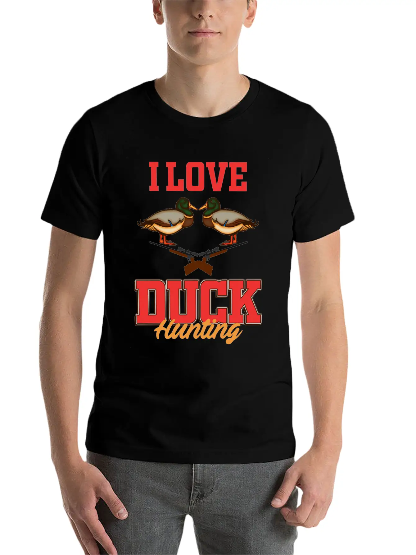 Mallard Drake Goose Gift Bird Hunting Hunter Unisex Short Sleeve Soft Cotton T-Shirt – Casual Everyday Wear