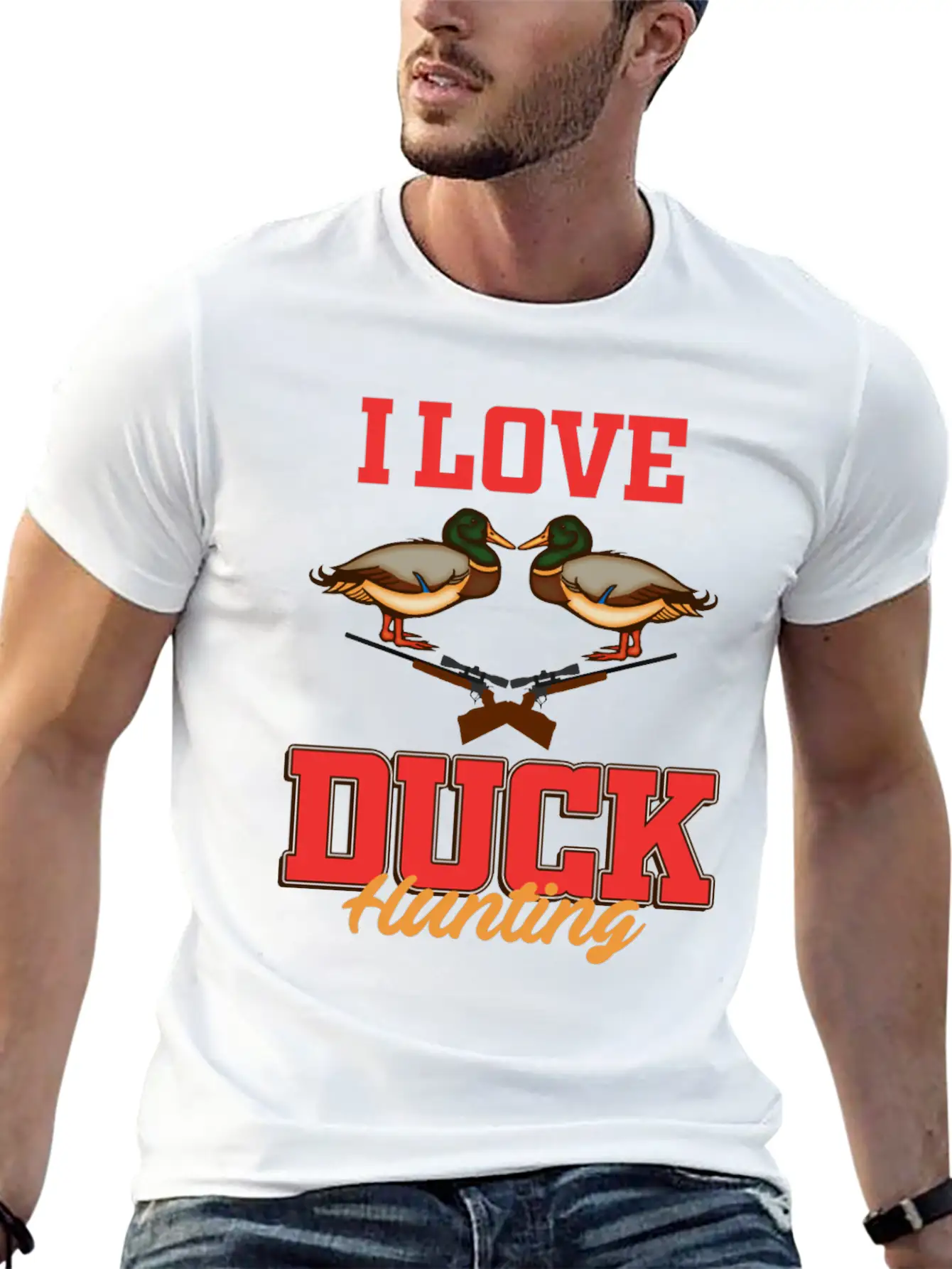 Mallard Drake Goose Gift Bird Hunting Hunter Unisex Short Sleeve Soft Cotton T-Shirt – Casual Everyday Wear