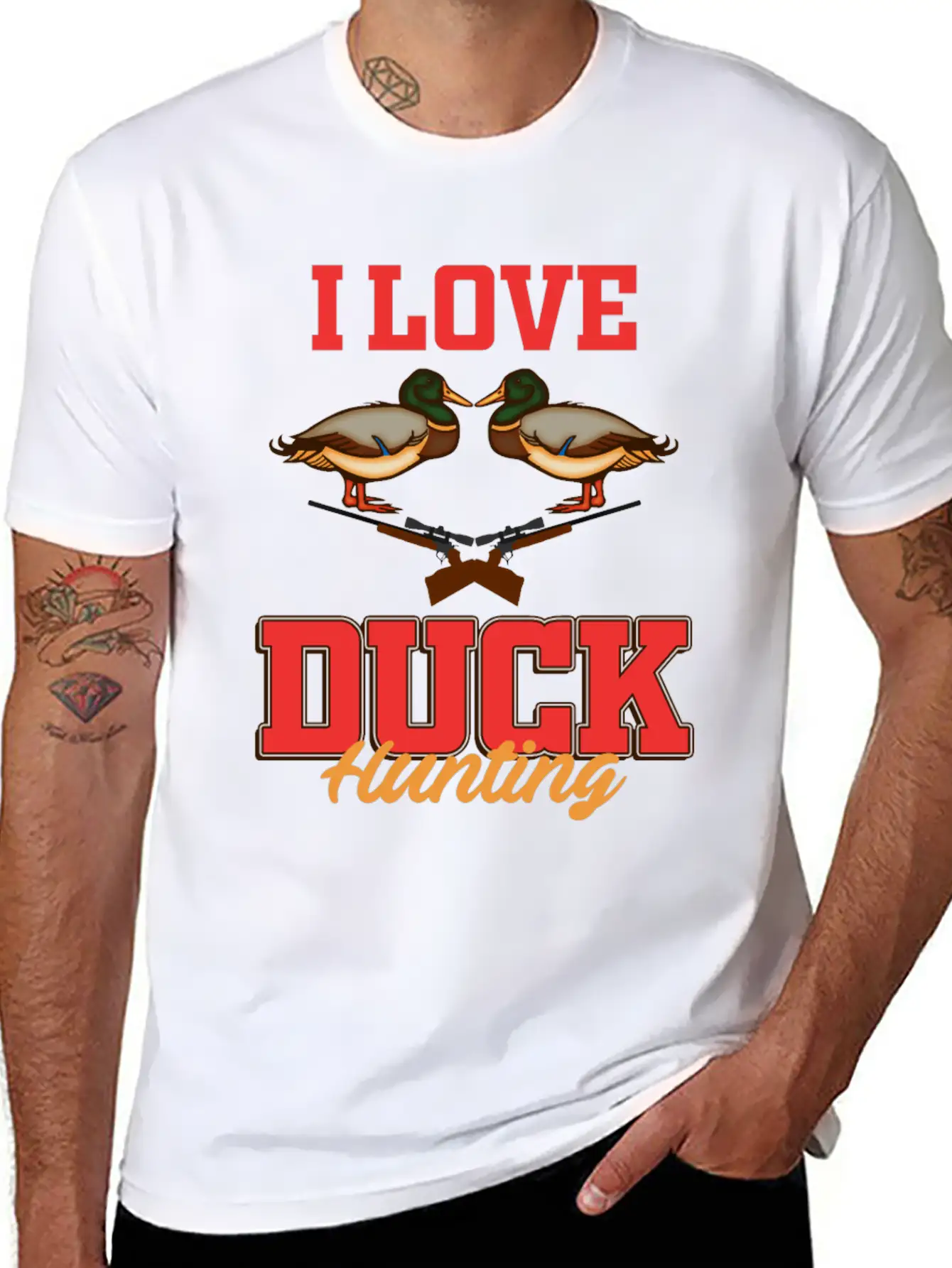 Mallard Drake Goose Gift Bird Hunting Hunter Unisex Short Sleeve Soft Cotton T-Shirt – Casual Everyday Wear