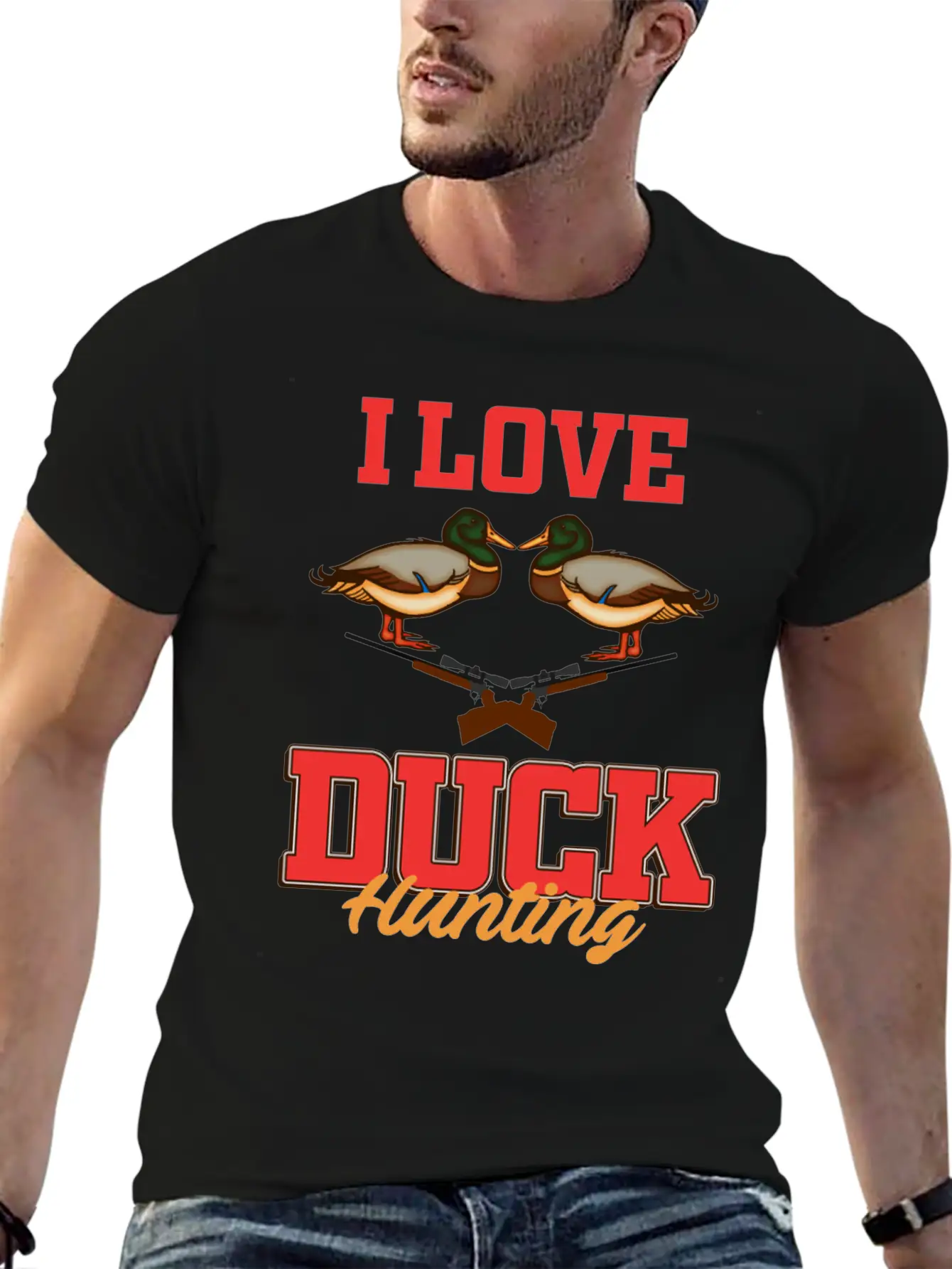 Mallard Drake Goose Gift Bird Hunting Hunter Unisex Short Sleeve Soft Cotton T-Shirt – Casual Everyday Wear