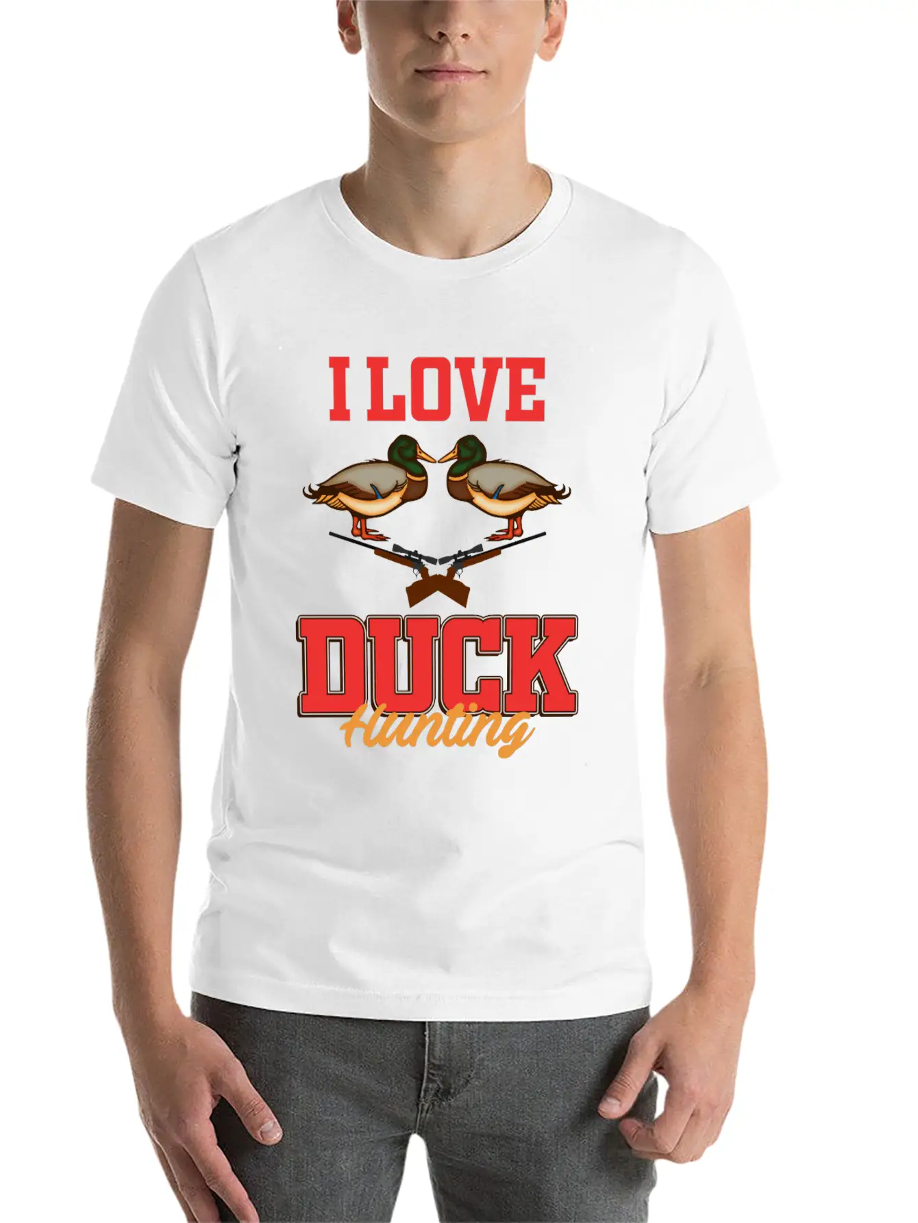 Mallard Drake Goose Gift Bird Hunting Hunter Unisex Short Sleeve Soft Cotton T-Shirt – Casual Everyday Wear