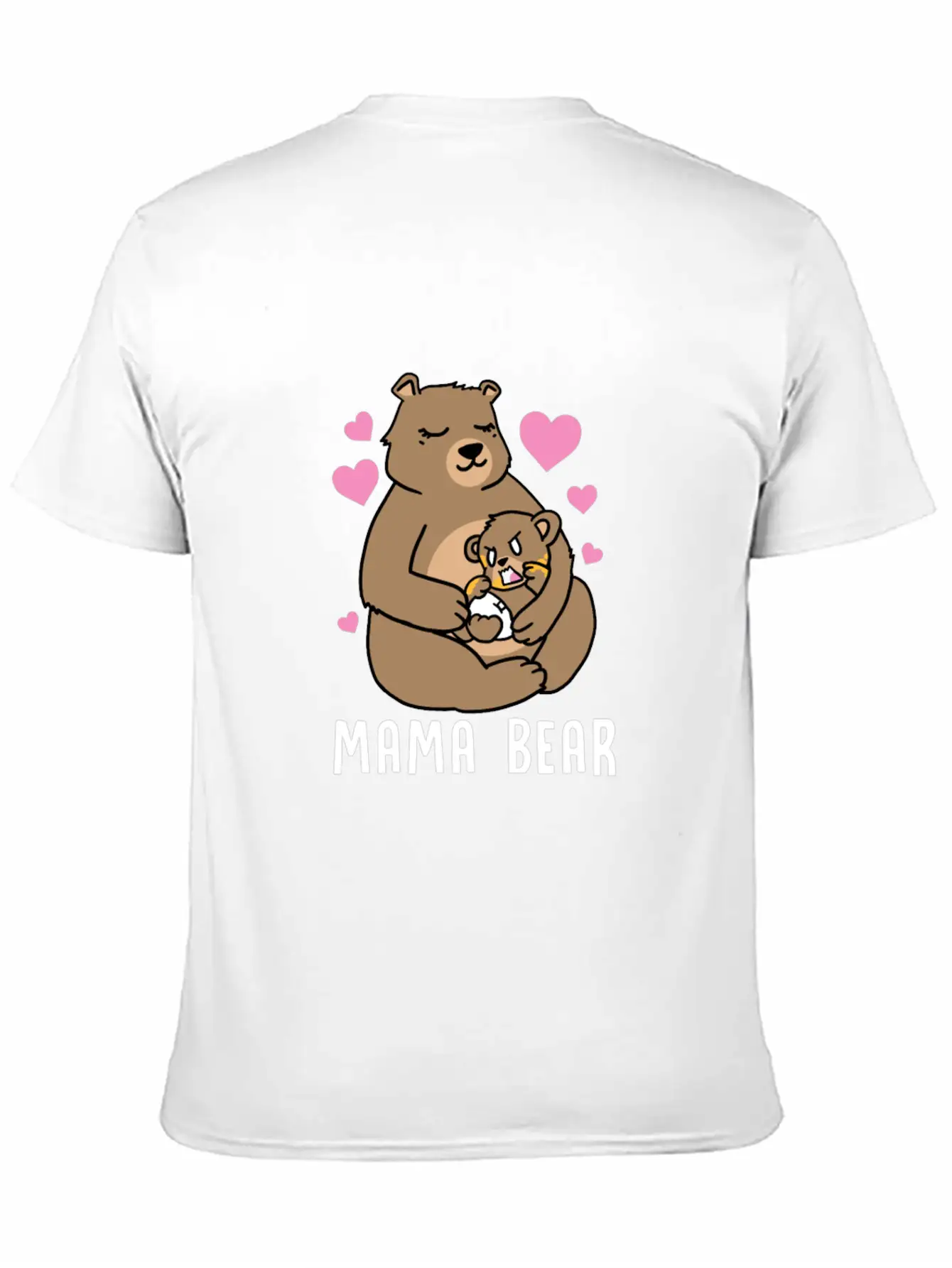 Mama Bear Gift Timeless Short Sleeve Tee – Comfy And Minimalist Design