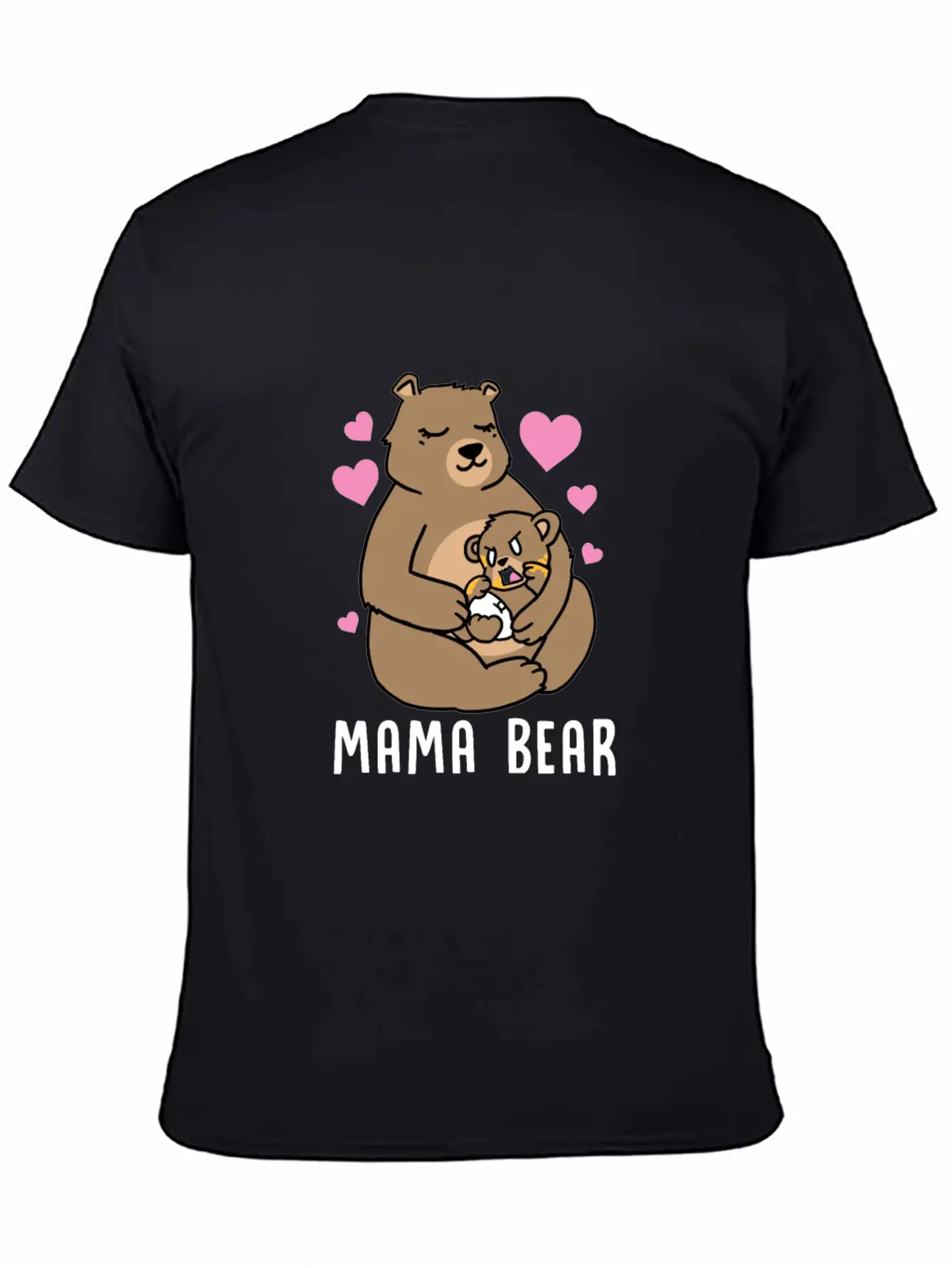 Mama Bear Gift Timeless Short Sleeve Tee – Comfy And Minimalist Design