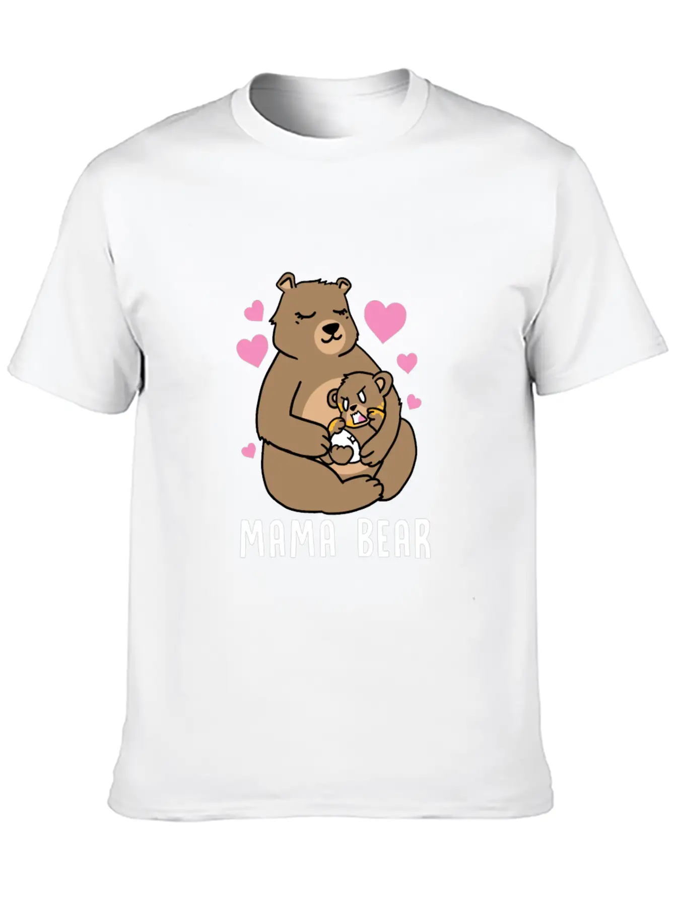 Mama Bear Gift Timeless Short Sleeve Tee – Comfy And Minimalist Design