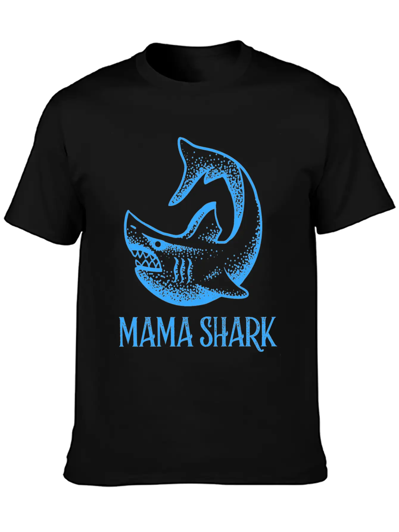 Mama Shark Comfortable Minimalist Graphic Tee – Summer Style Essential