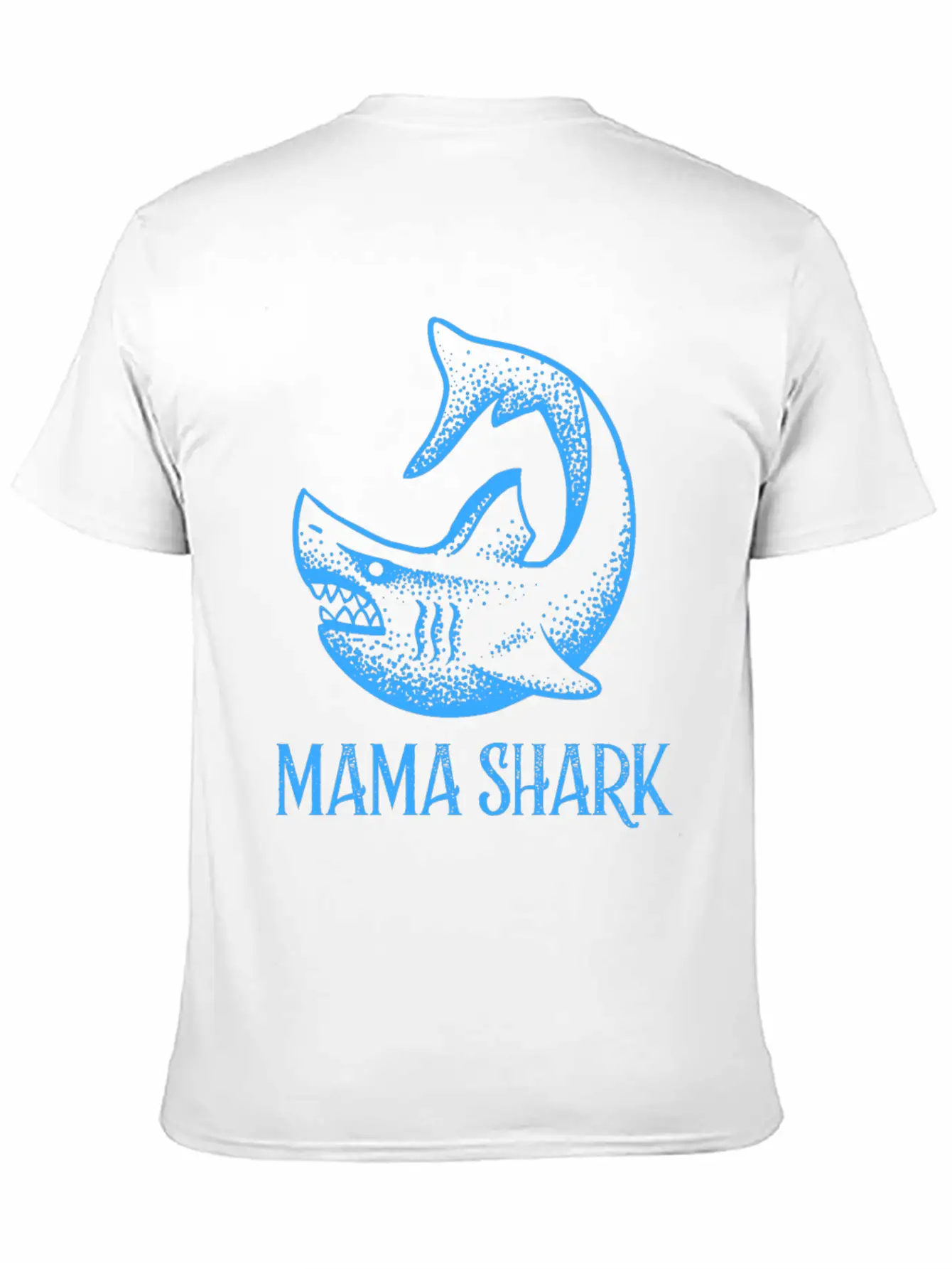 Mama Shark Comfortable Minimalist Graphic Tee – Summer Style Essential