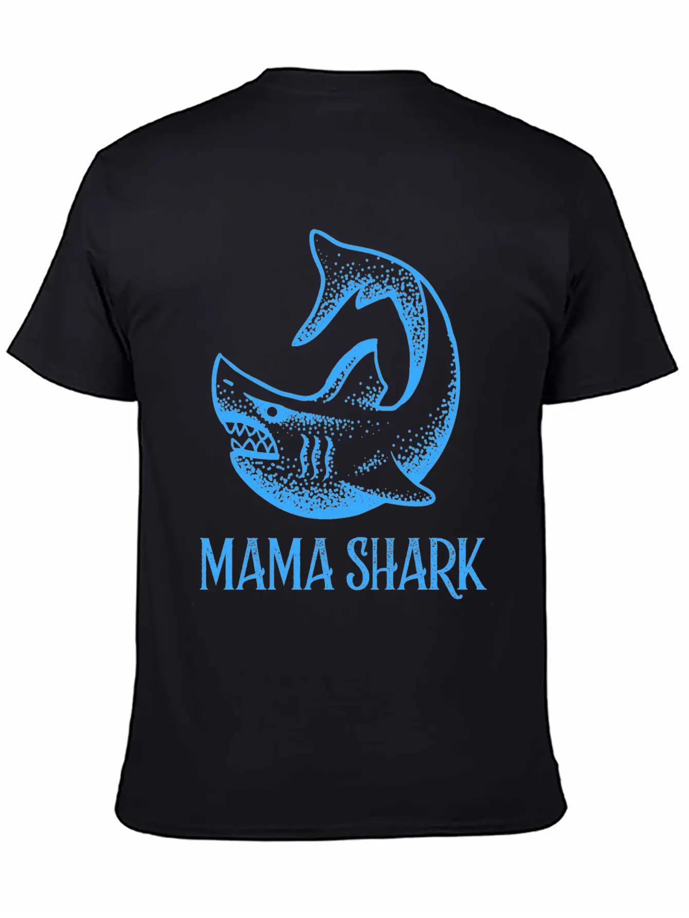 Mama Shark Comfortable Minimalist Graphic Tee – Summer Style Essential
