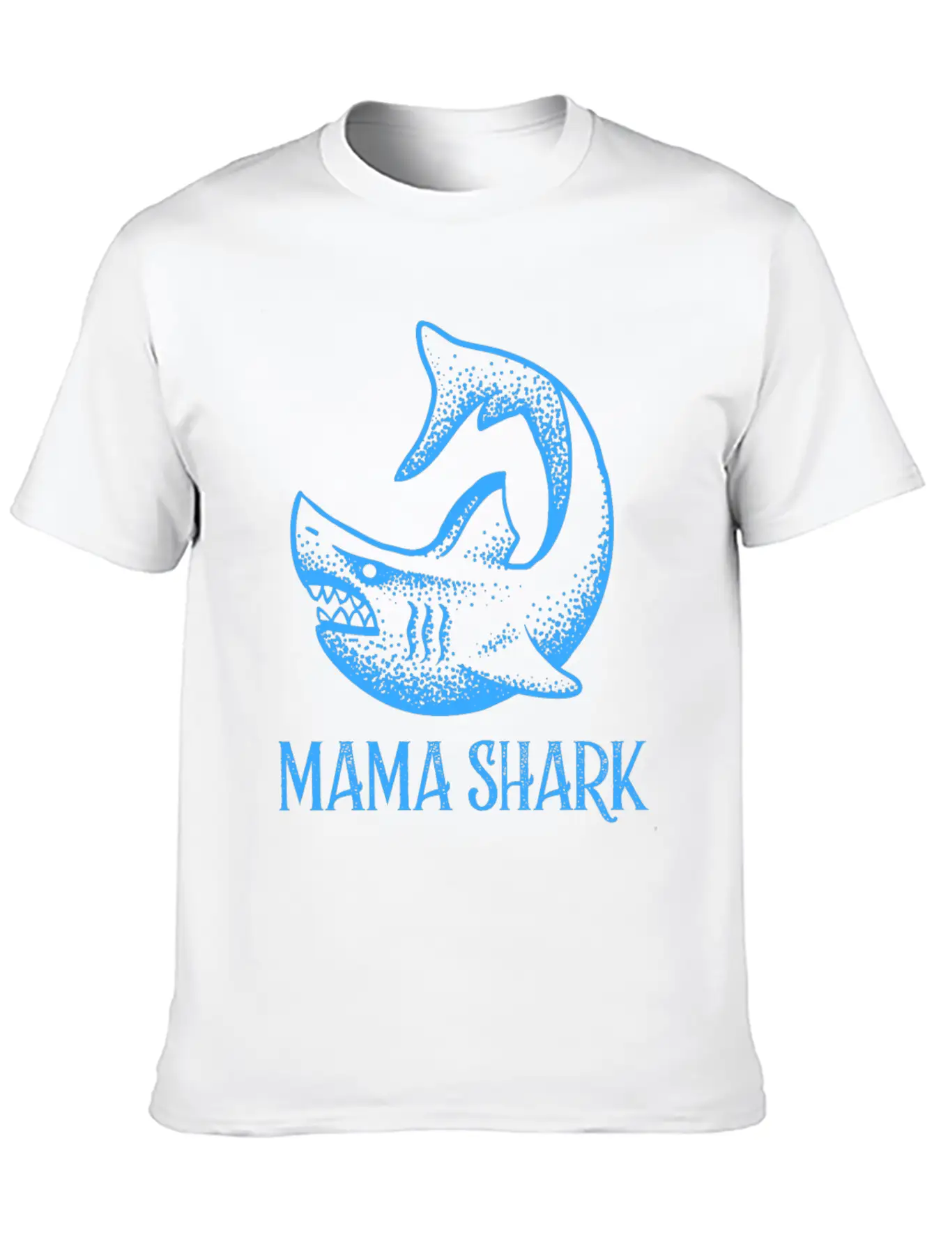 Mama Shark Comfortable Minimalist Graphic Tee – Summer Style Essential