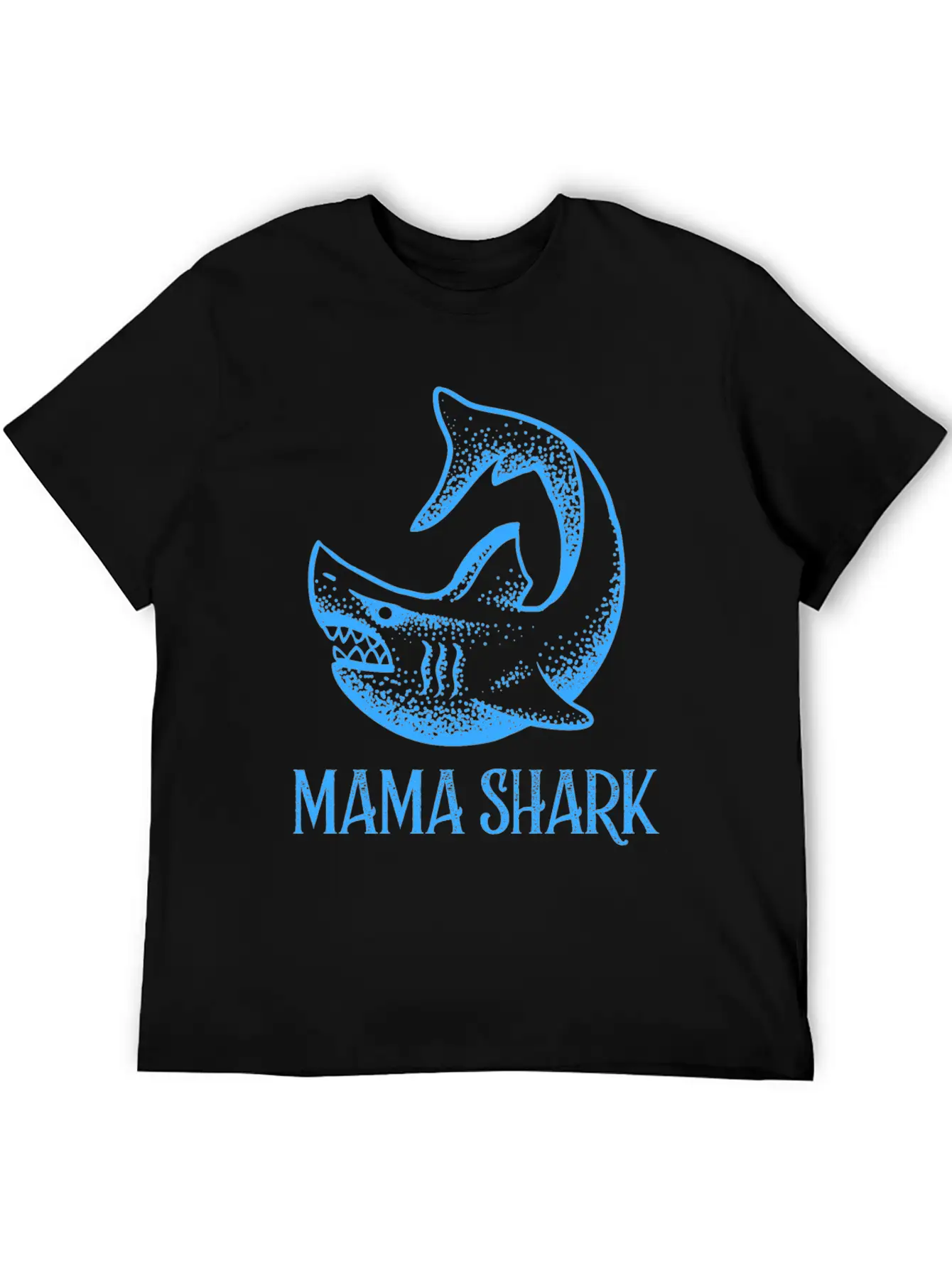 Mama Shark Comfortable Minimalist Graphic Tee – Summer Style Essential