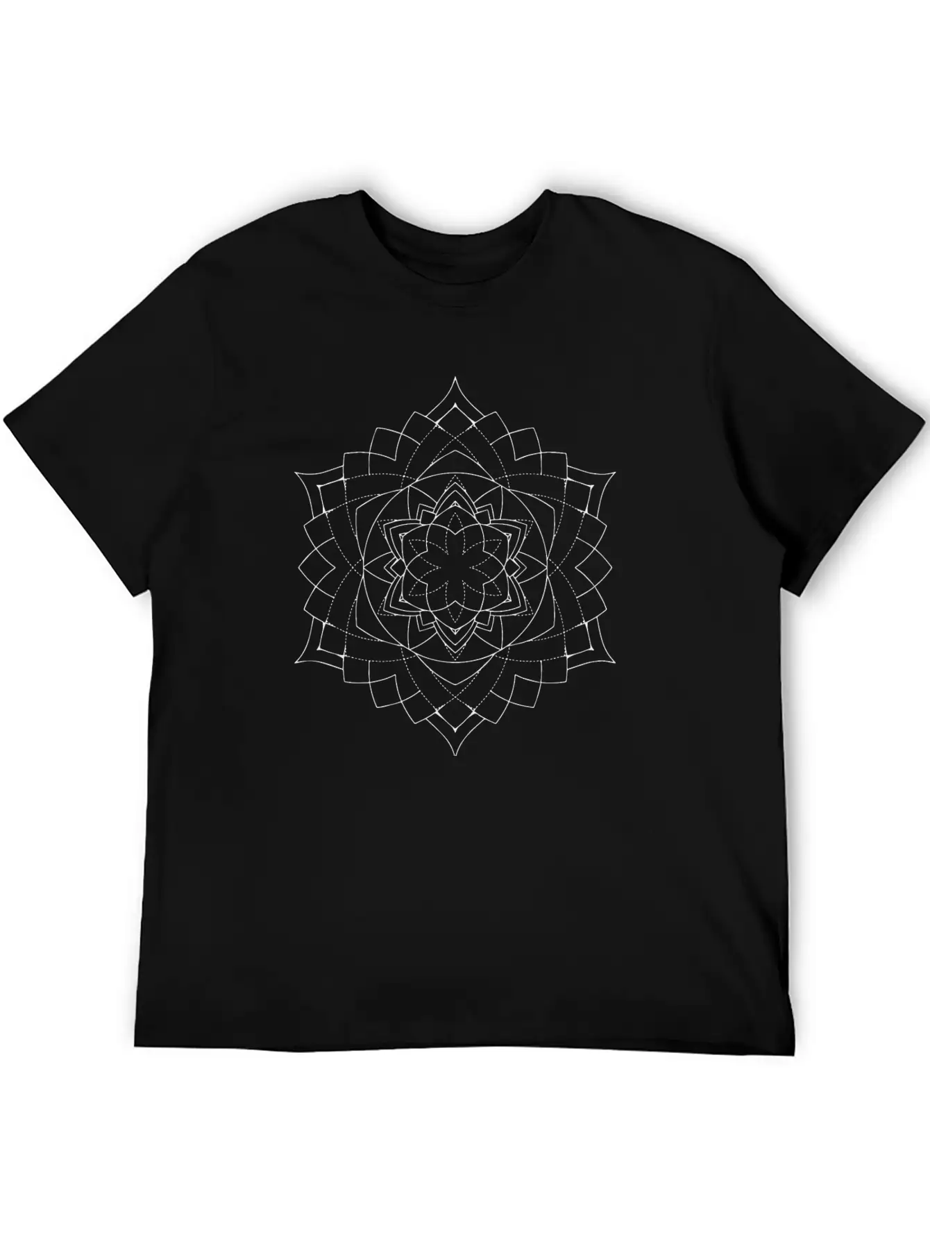 Mandala Oldschool MANDALA Ink Tattoo Newschool Mod Stylish Everyday T-Shirt – Unisex Basic Cotton Tee